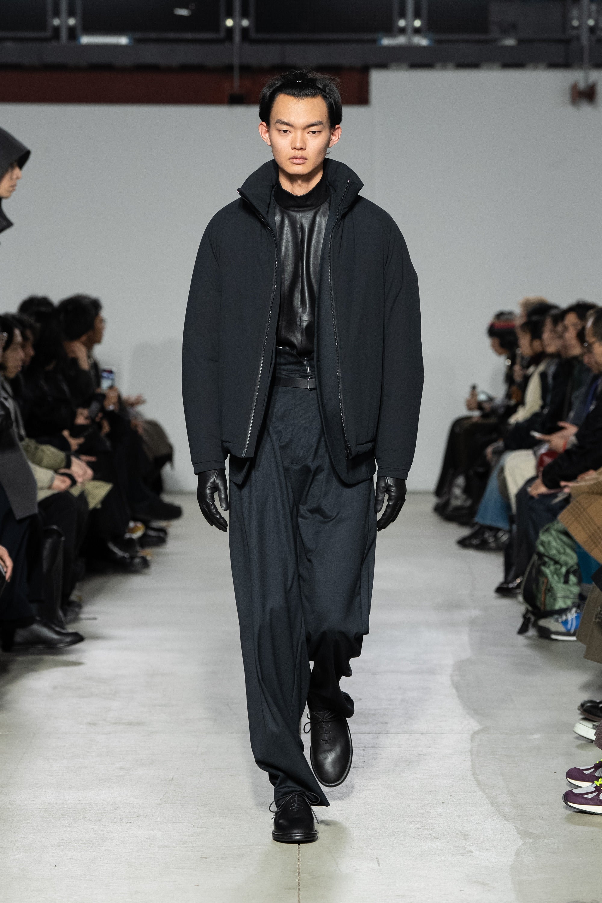 AB52-008 ナイロン2WAYストレッチクロス エクワックスジャケット