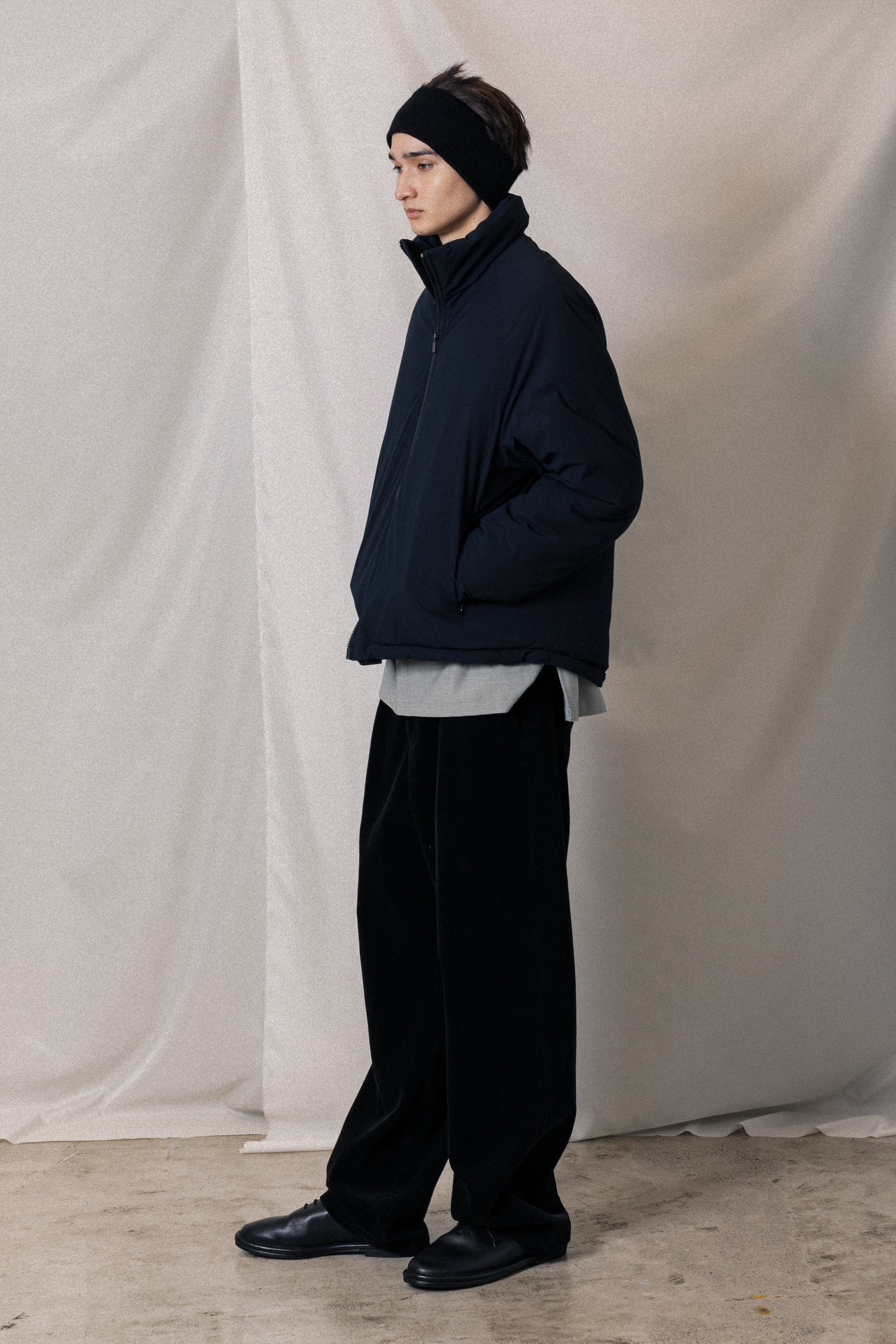 AB52-008 ナイロン2WAYストレッチクロス エクワックスジャケット