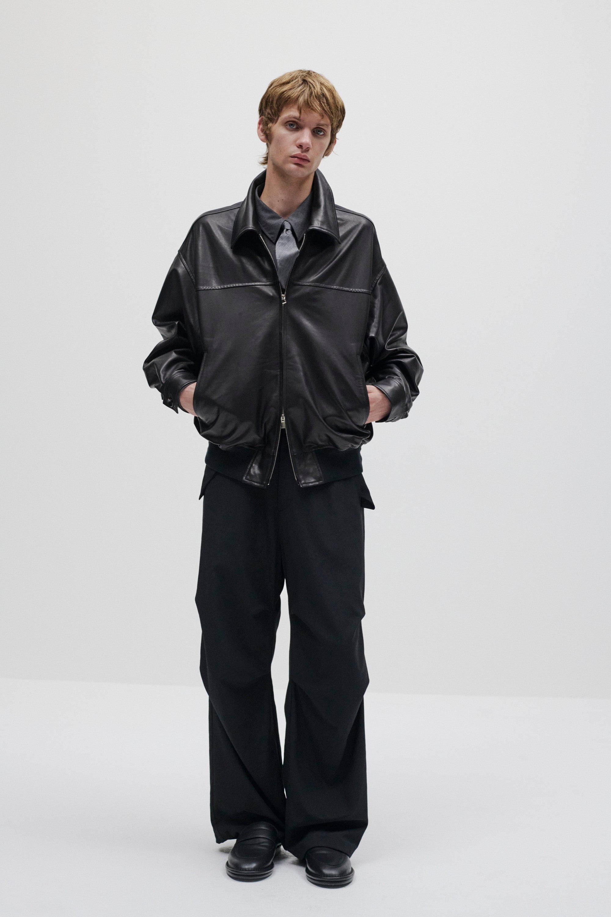 シルクサテン ジャカードネクタイ