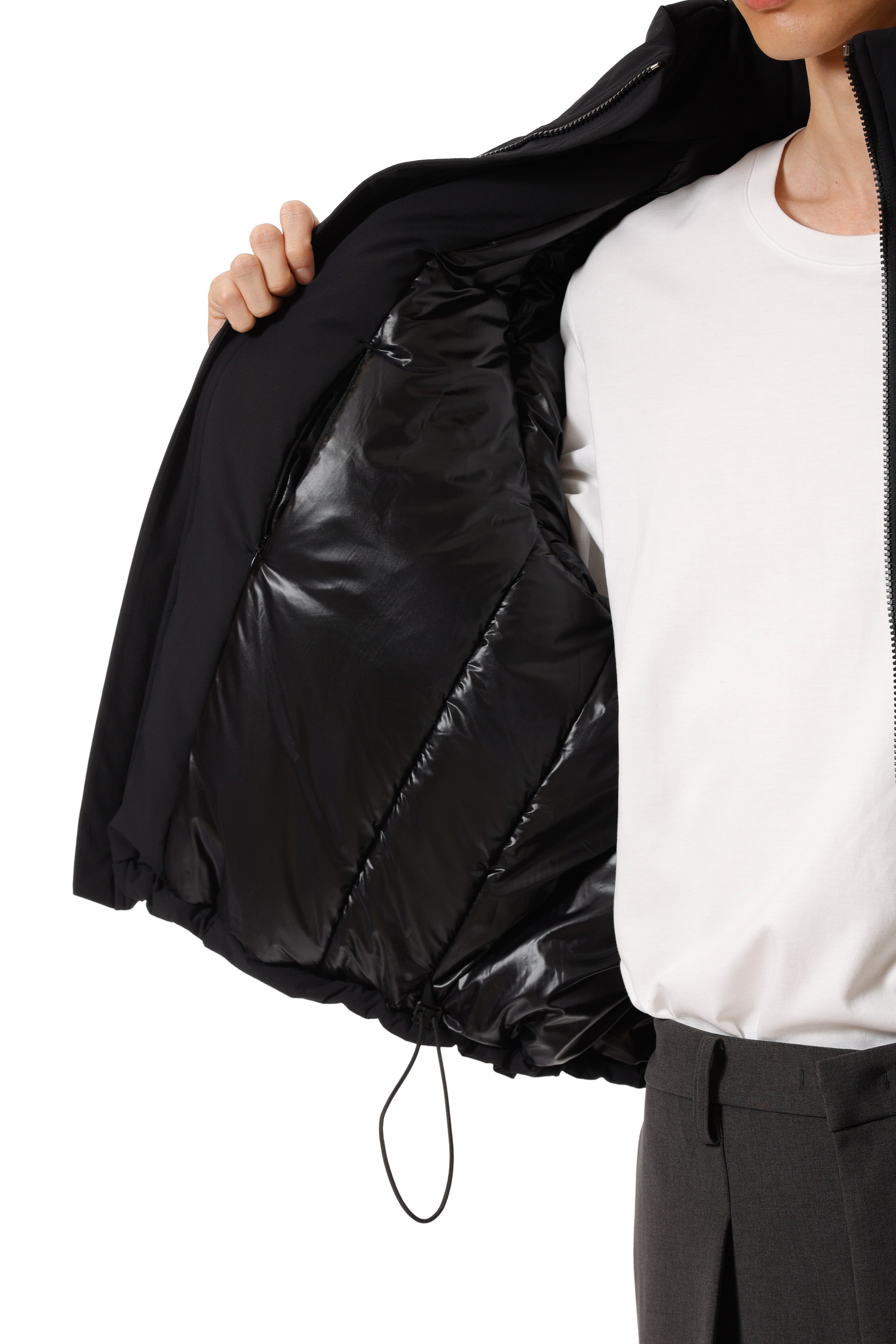 AB52-008 ナイロン2WAYストレッチクロス エクワックスジャケット