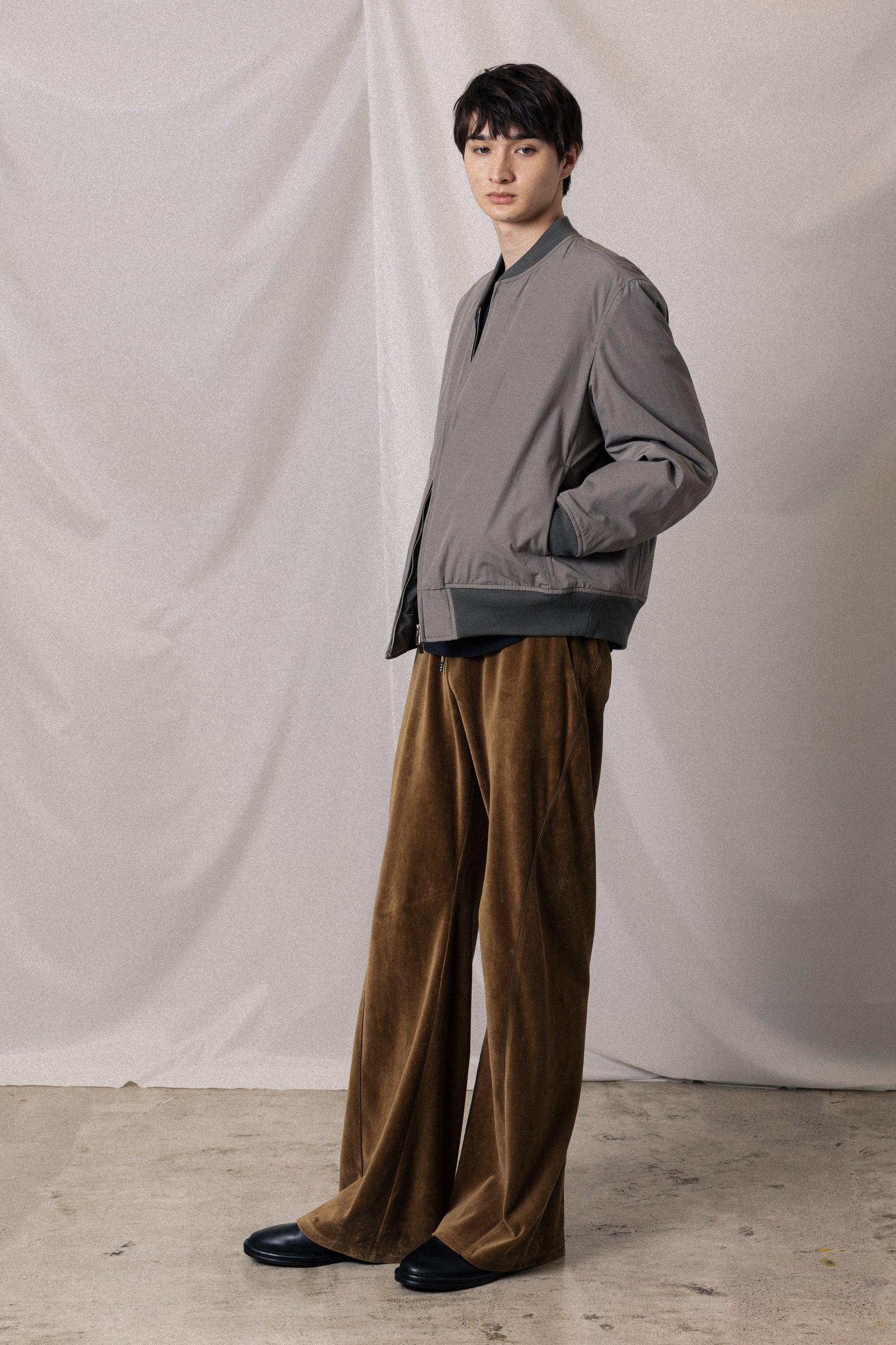 AB52-010 コットン/ナイロンウェザークロス 中綿 MA-1