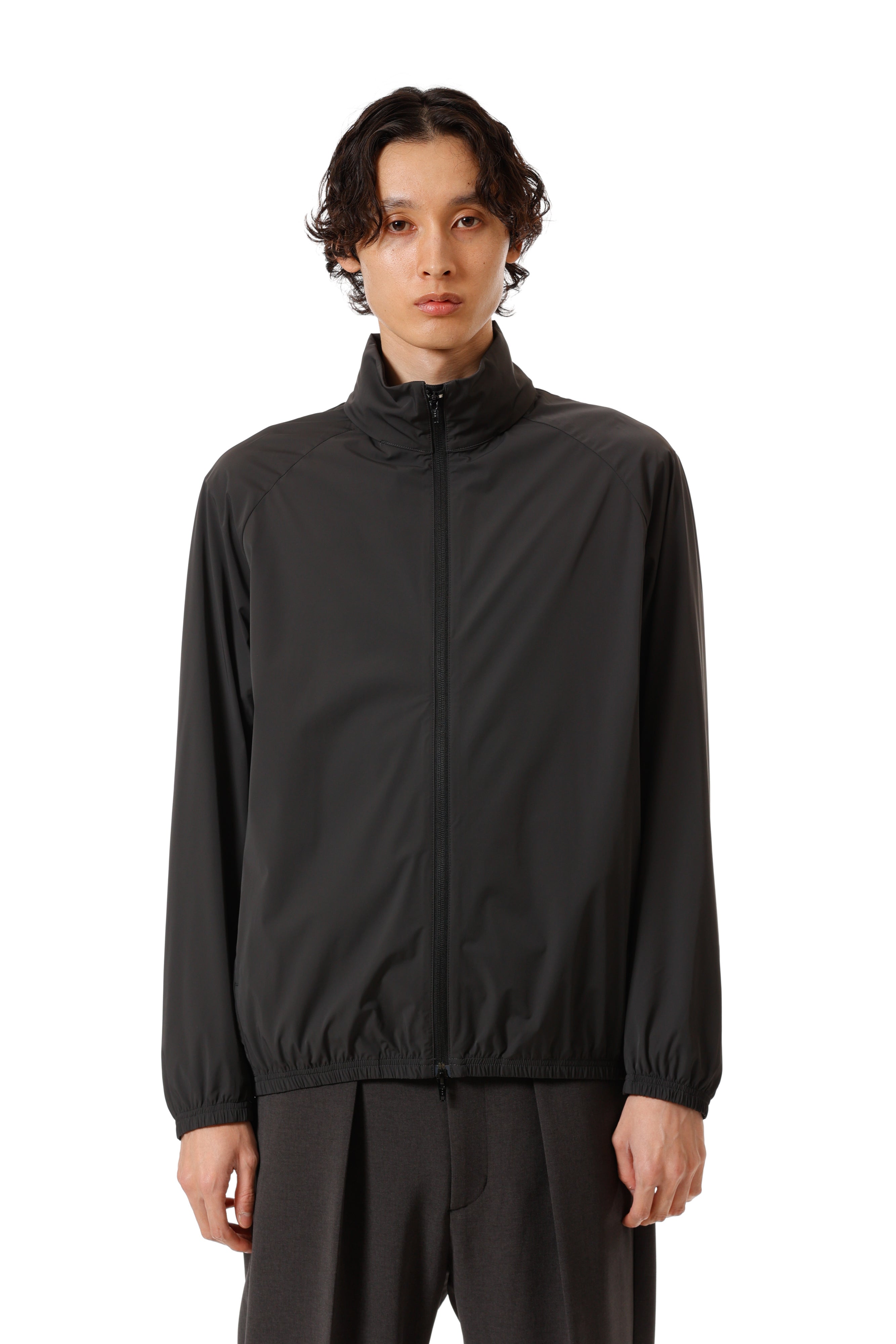 AB52-041 ナイロン2レイヤーストレッチ ライトブルゾン