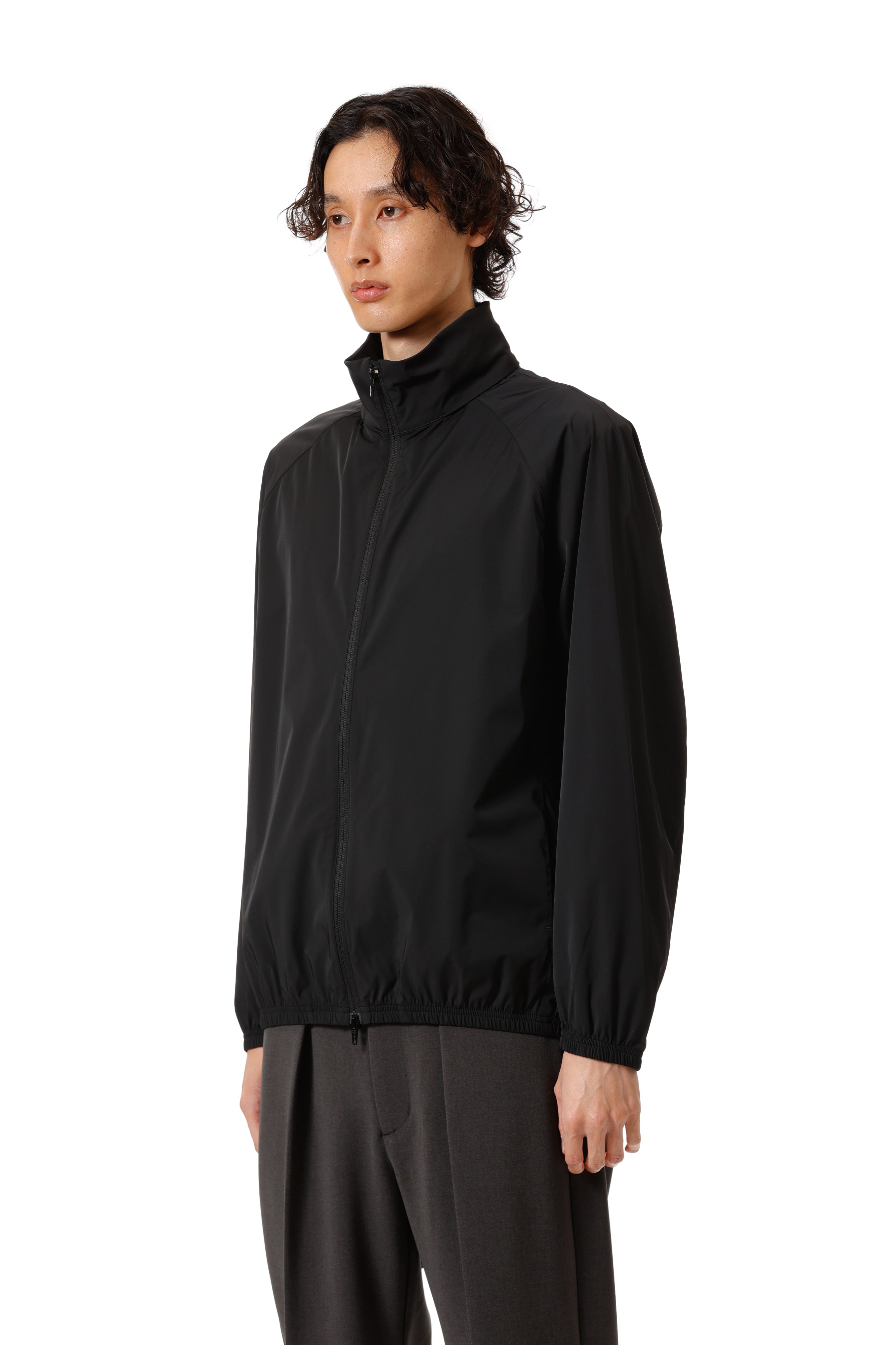 AB52-041 ナイロン2レイヤーストレッチ ライトブルゾン