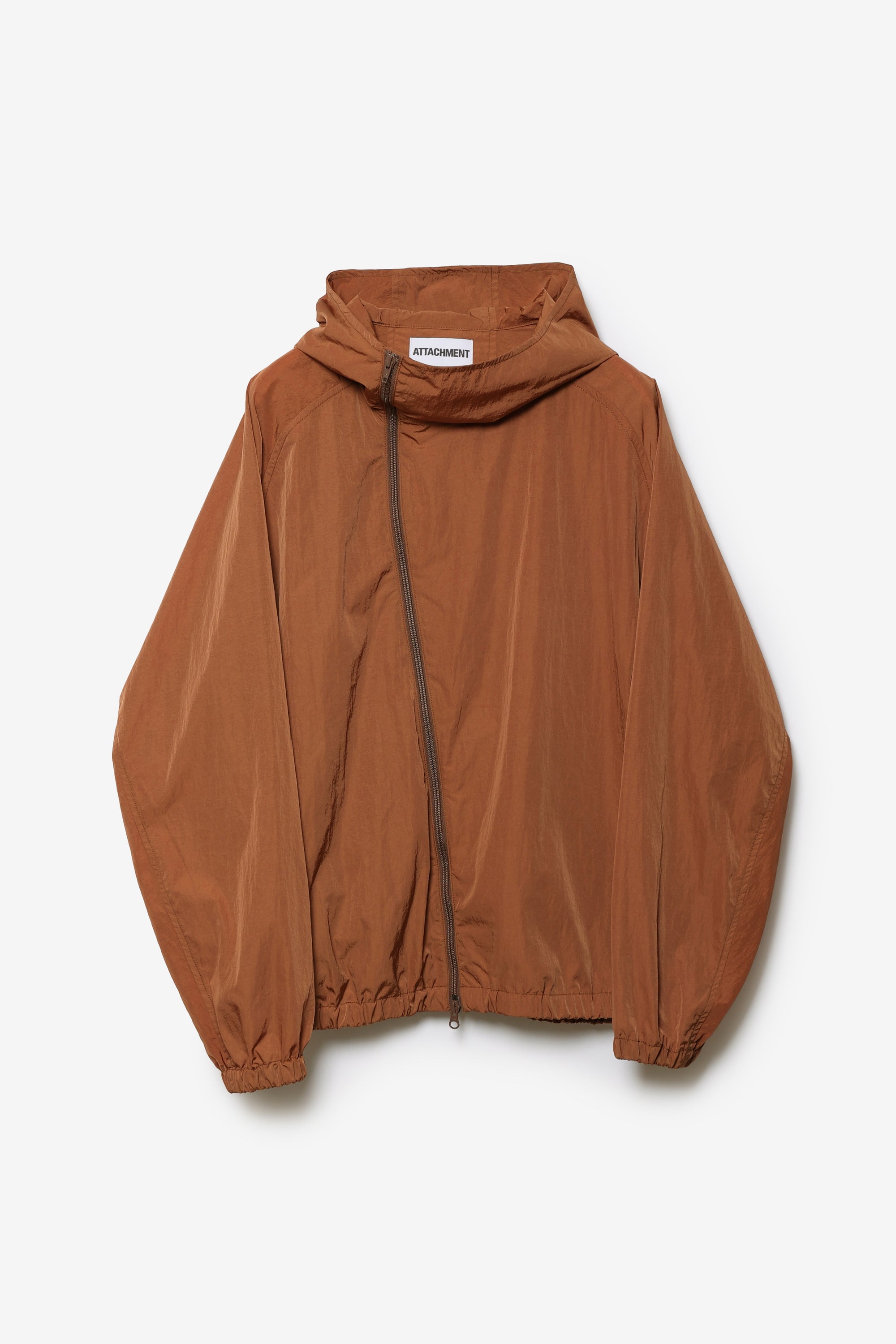 ナイロンタフタ フーデットトラックジャケット