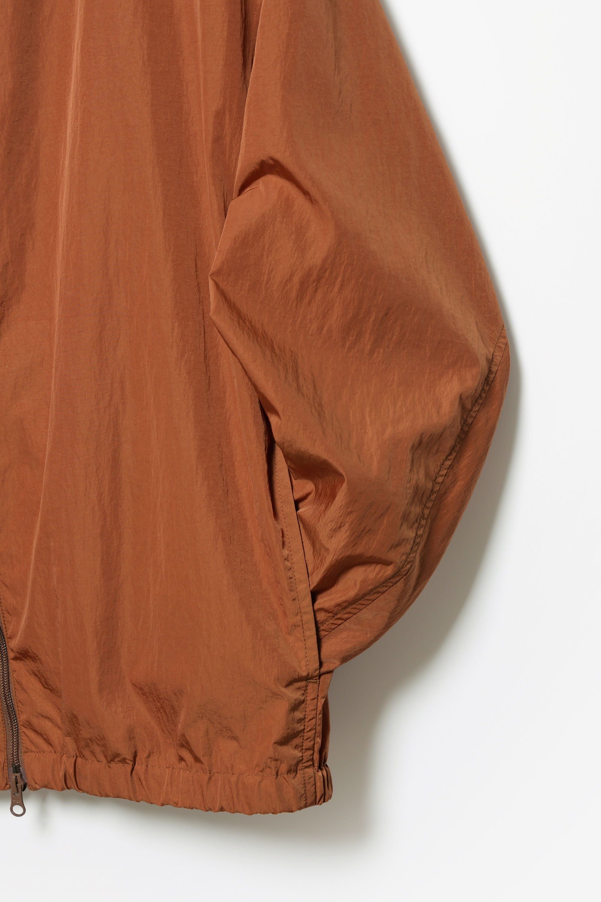 ナイロンタフタ フーデットトラックジャケット