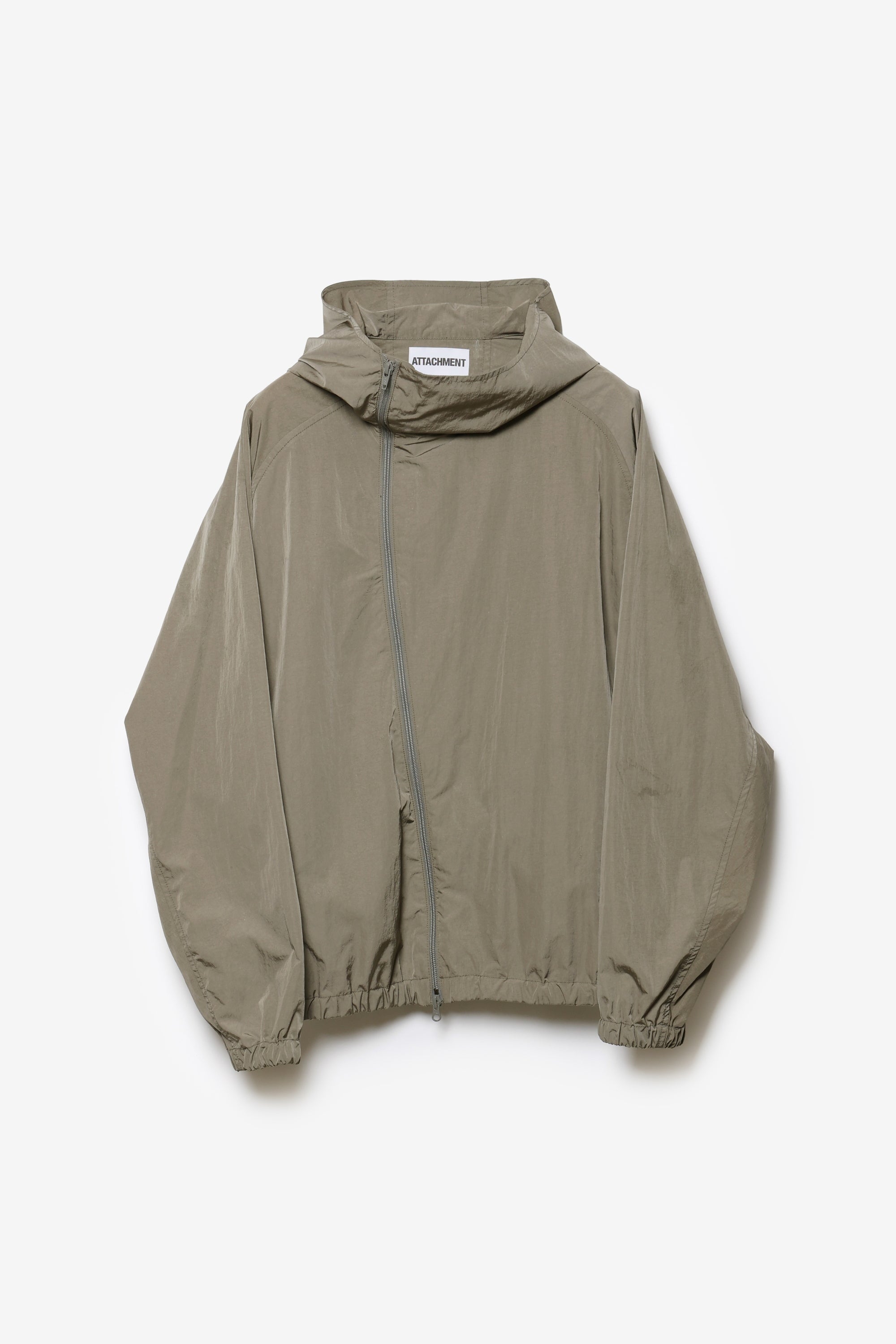 ナイロンタフタ フーデットトラックジャケット