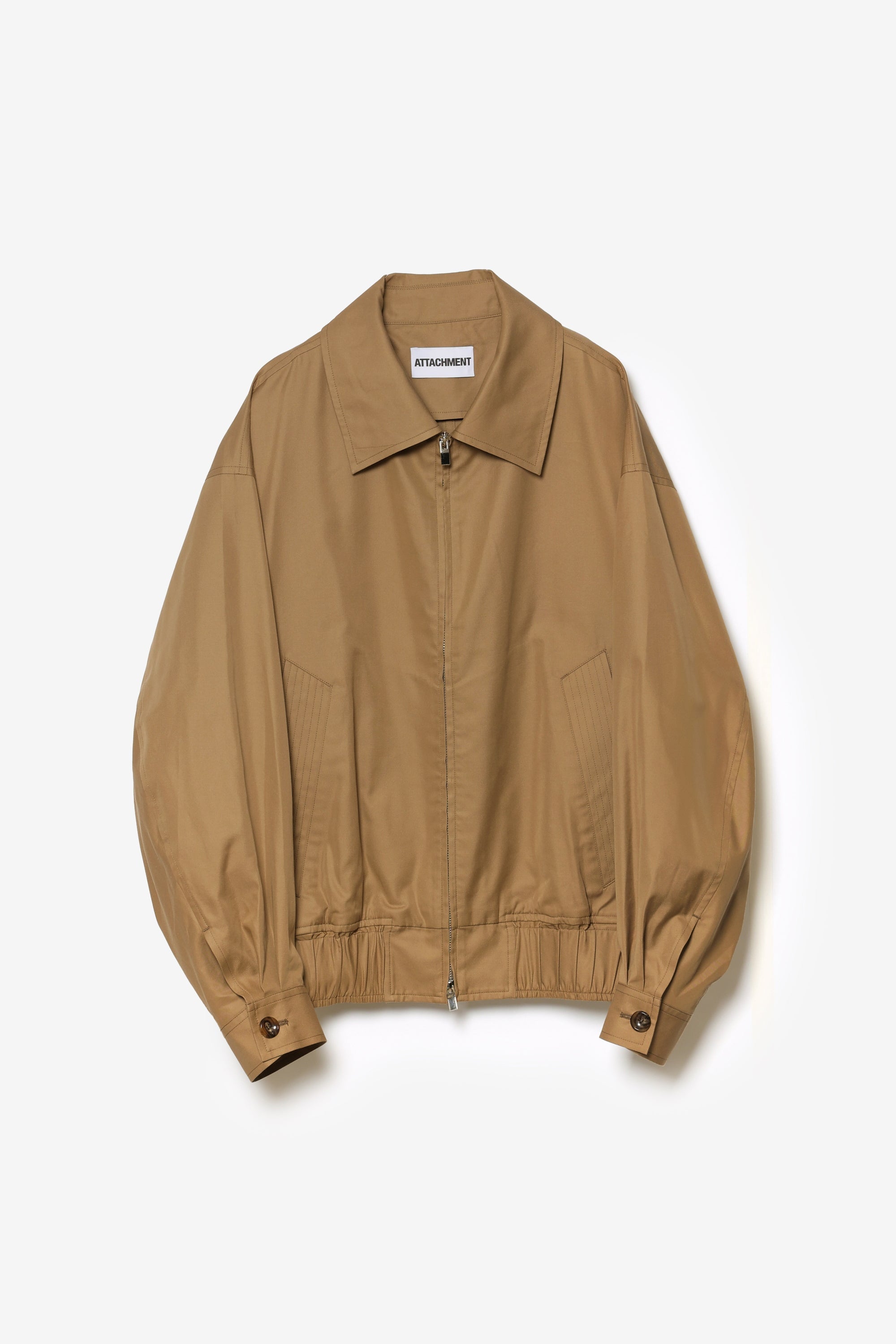 コットン/シルクギャバジン ハリントンジャケット〔AB61-041〕