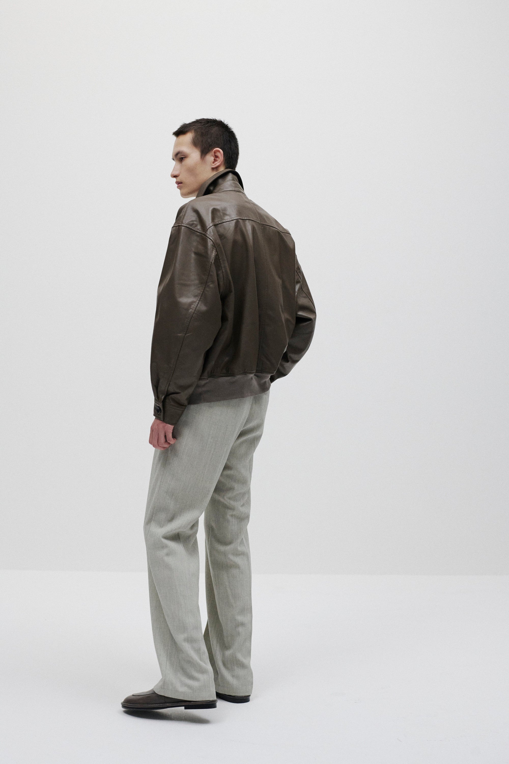 ラムレザー フライトジャケット