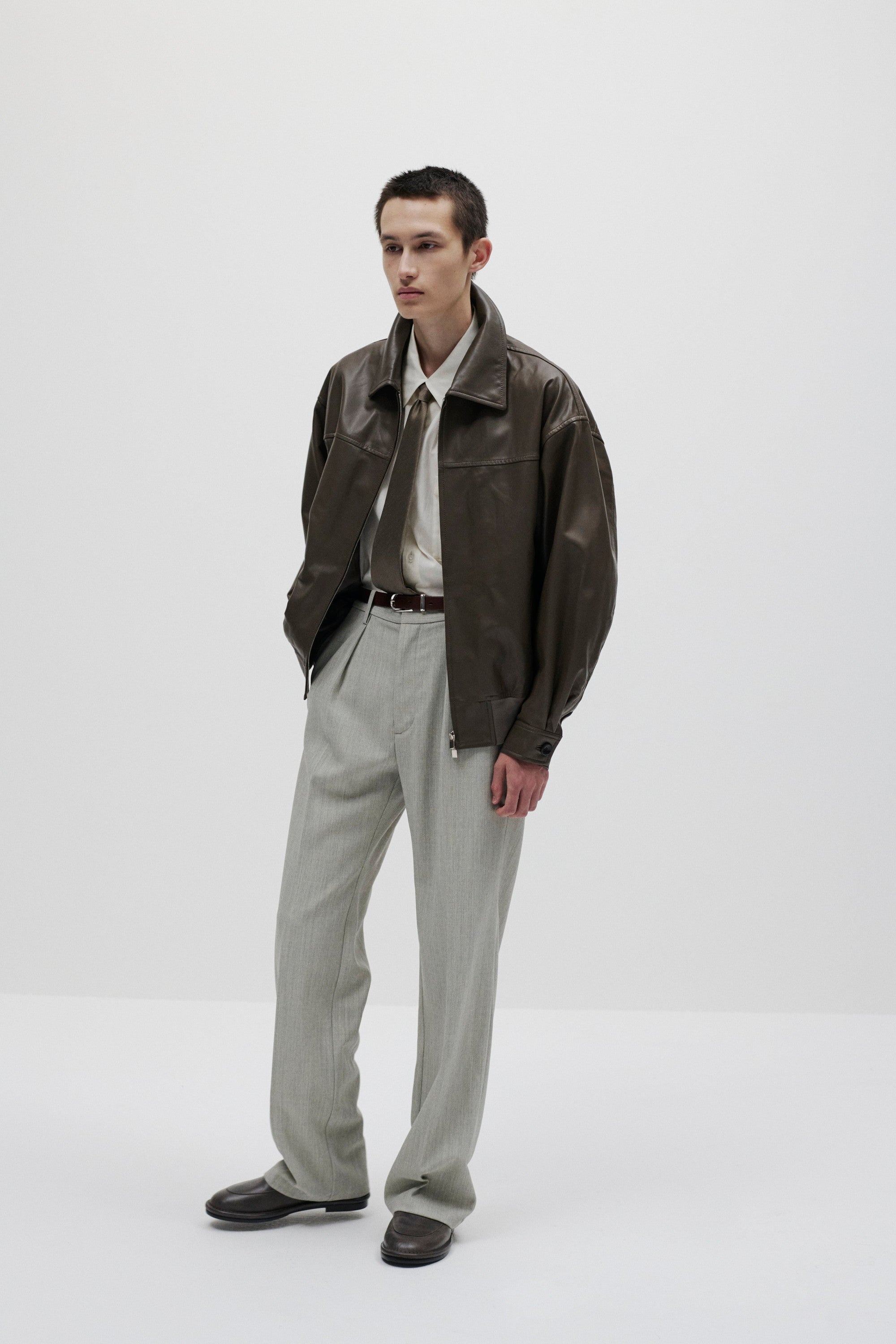 ラムレザー フライトジャケット