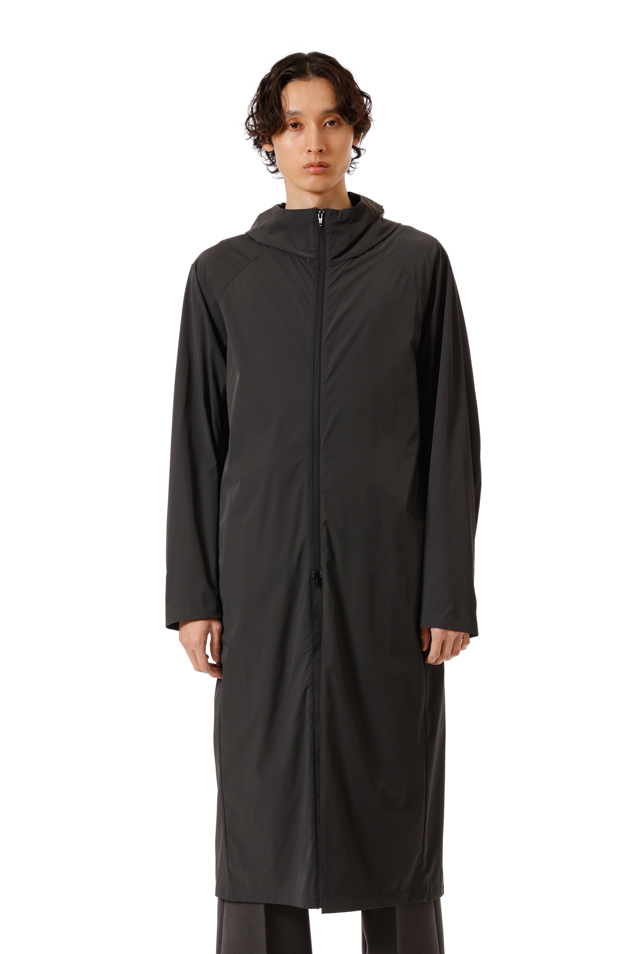 AC52-042 ナイロン2レイヤーストレッチ ライトフードコート