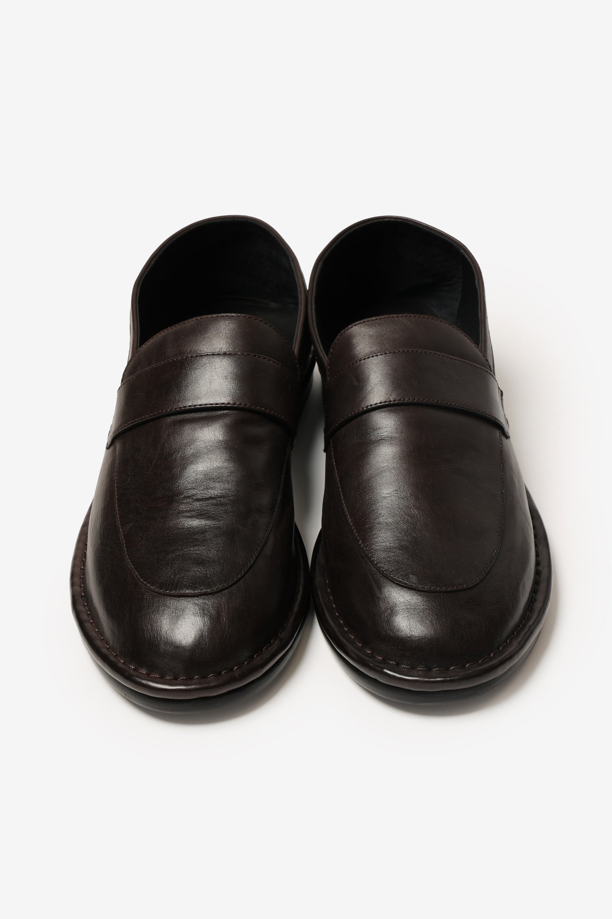 スムースレザー ローファー