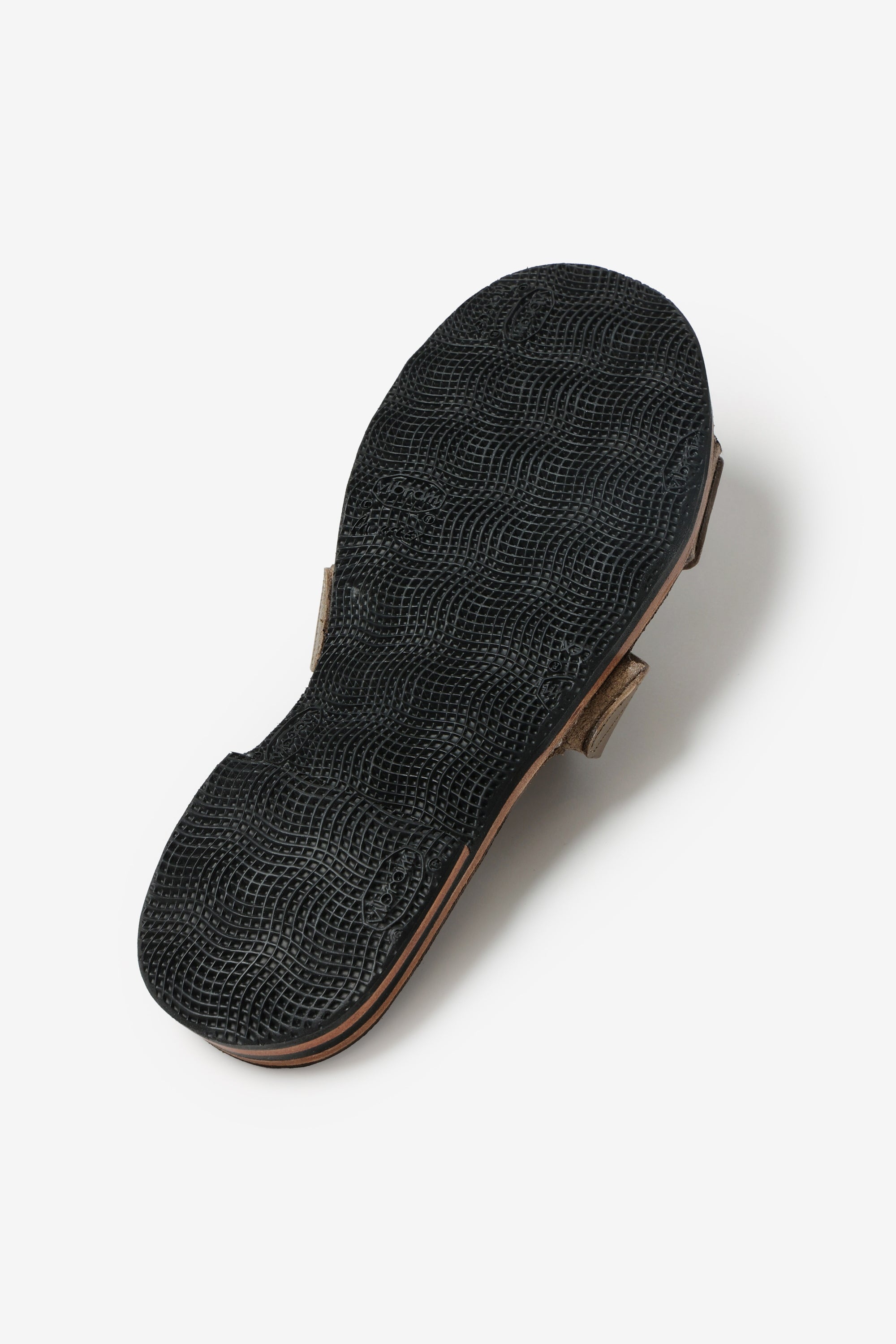 スムースレザー スライドサンダル