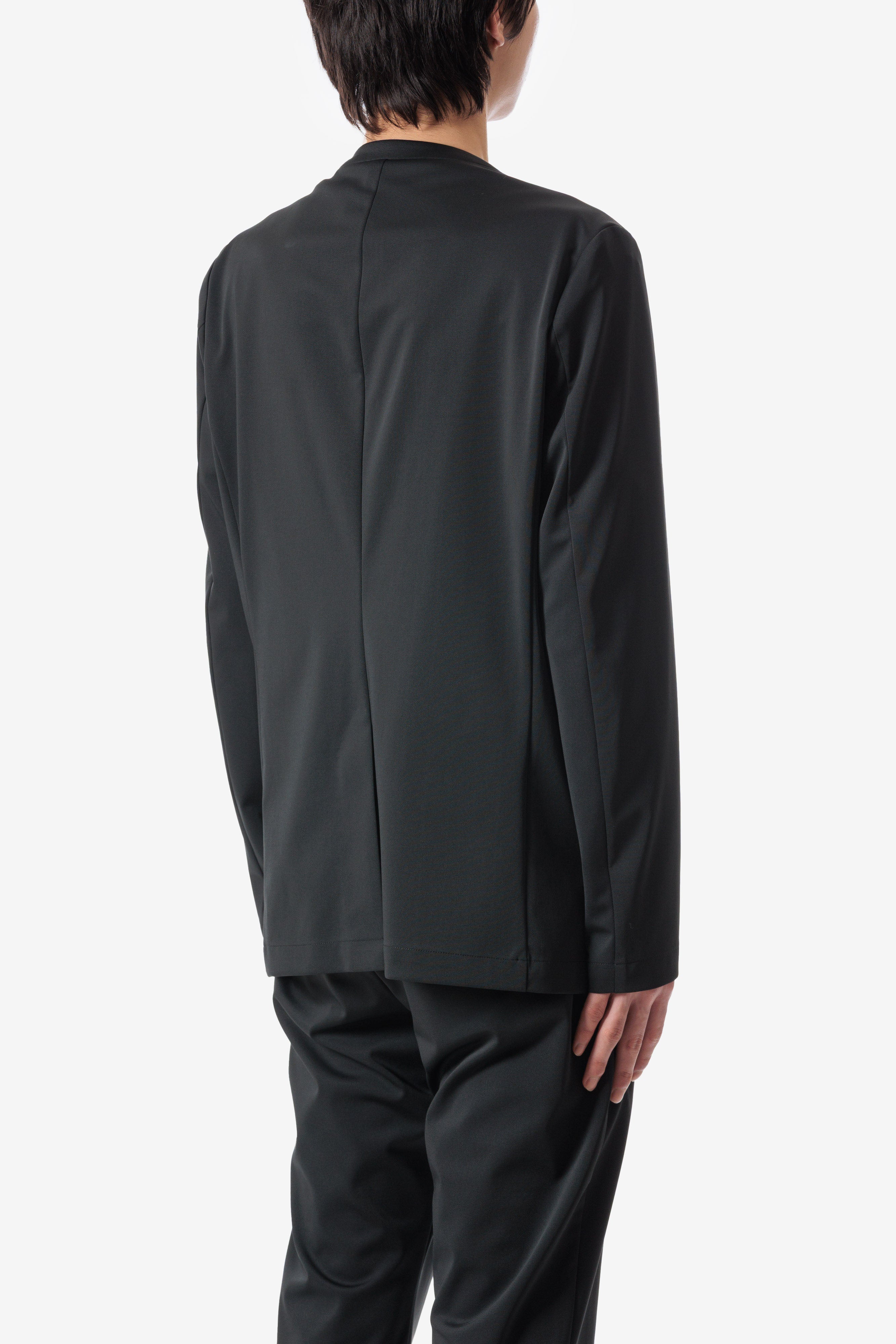 ルカマットツイスト ノーカラージャケット