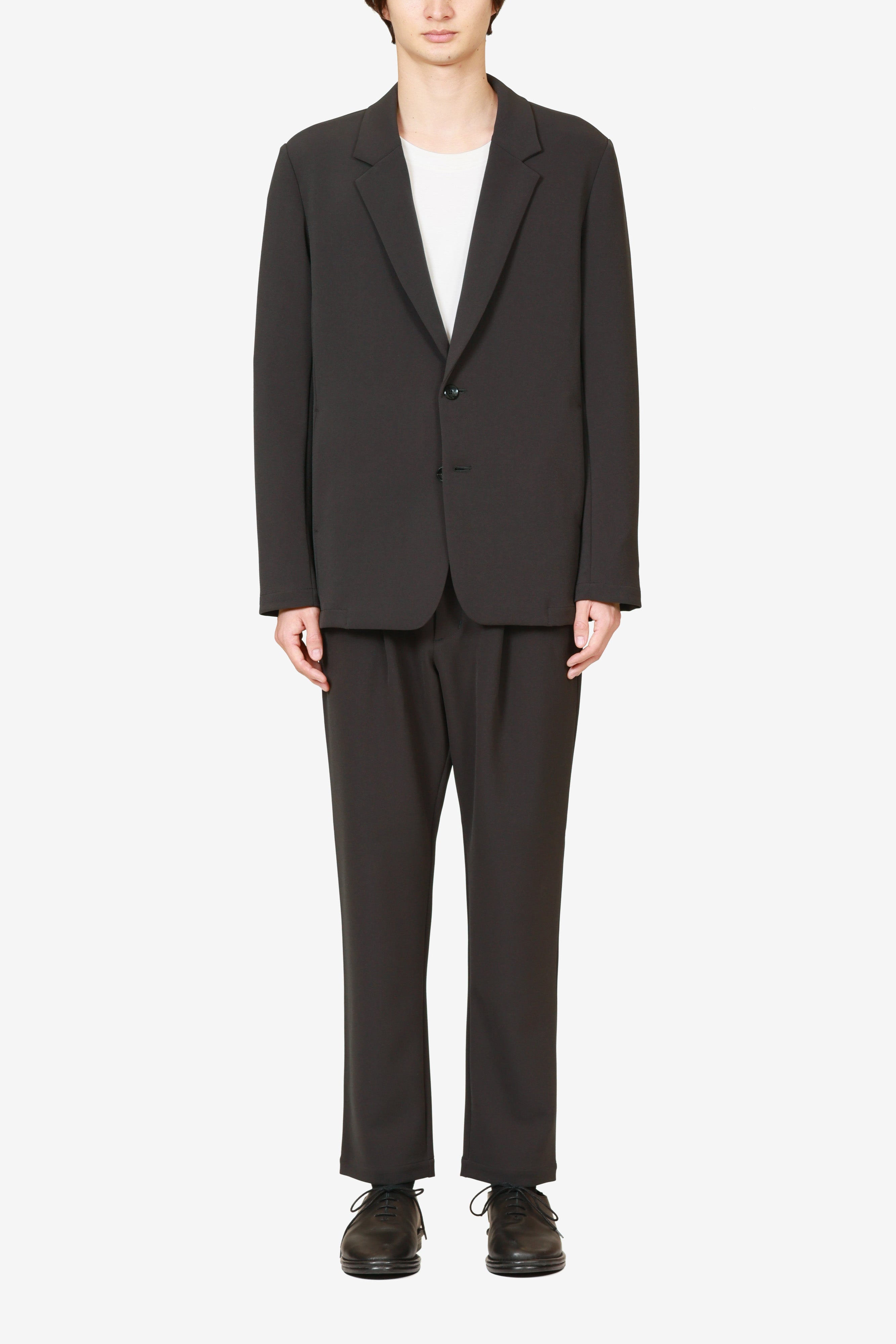 AG52-077 ポリエステルストレッチダブルクロス 2Bジャケット