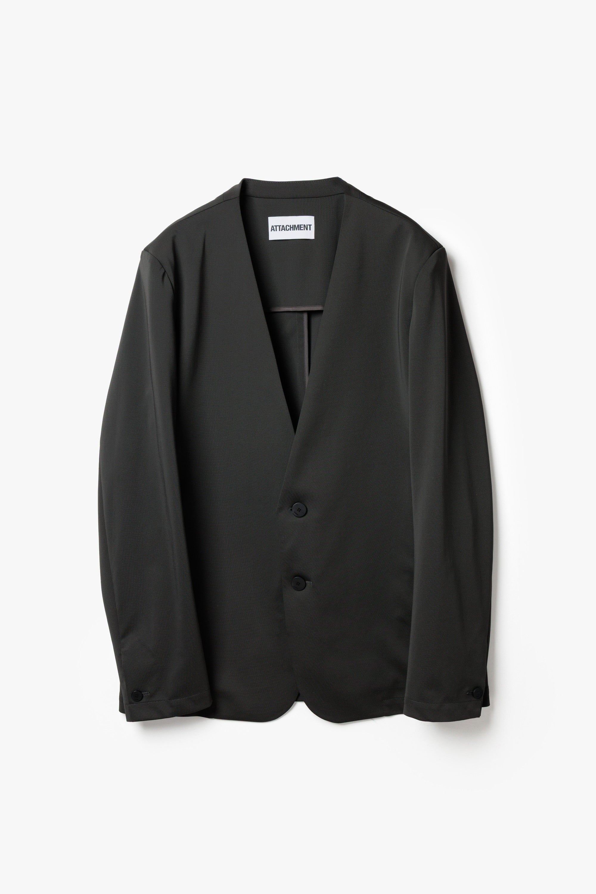 ルカマットツイスト ノーカラージャケット