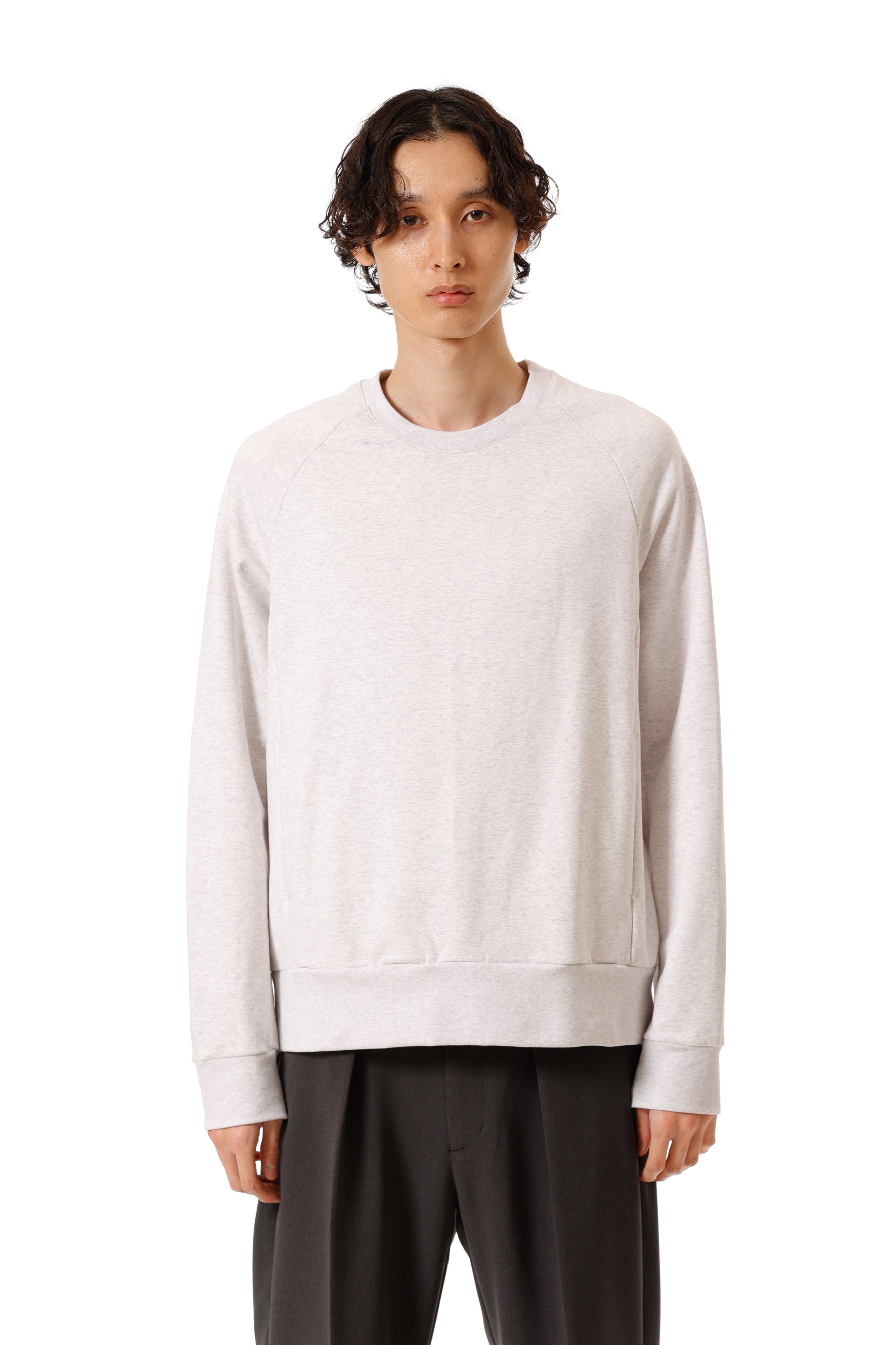 AJ52-052 コットンストレッチテリー プルオーバー