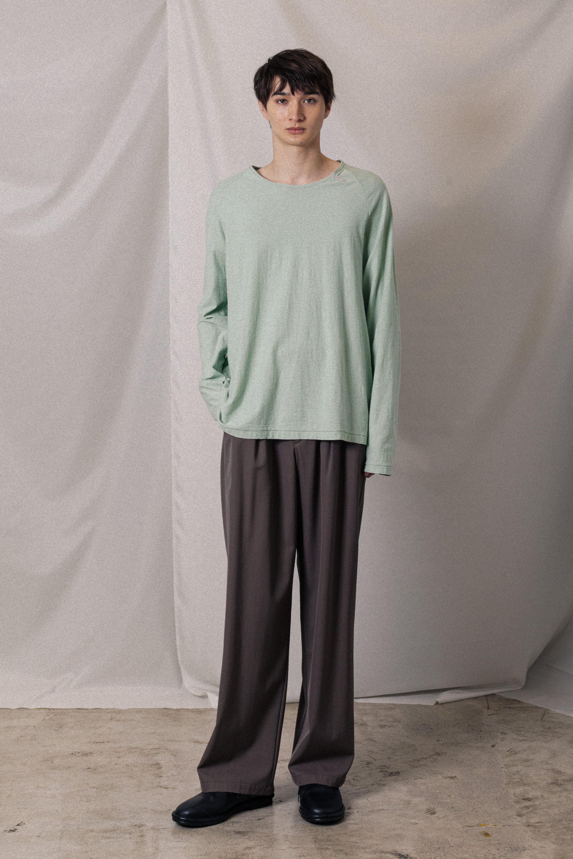 AJ52-069 ラフィージャージー ラグランスリーブTシャツL/S