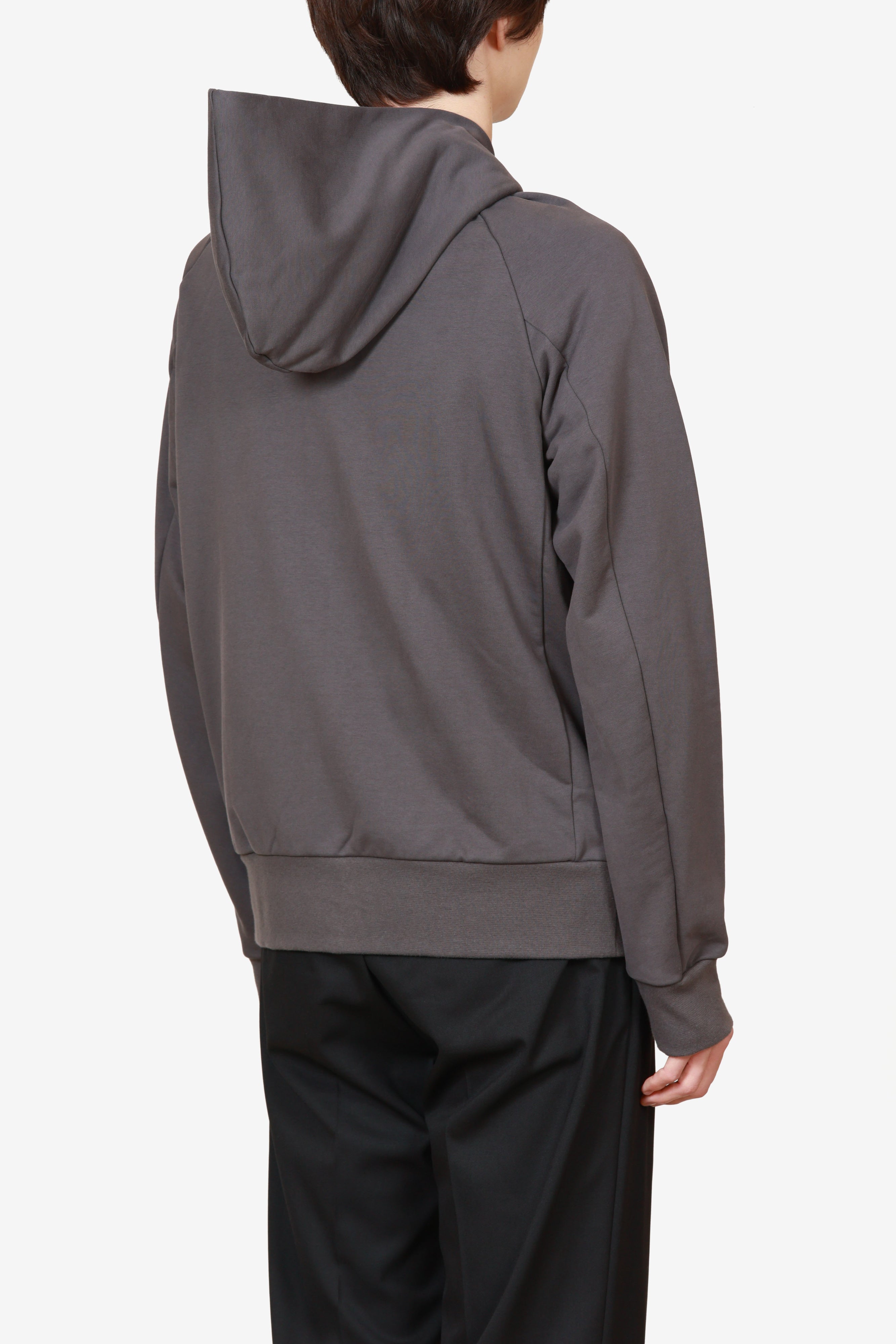 限定商品 AJ52-116 コットンストレッチテリー スリムシルエットジップアップフーディ