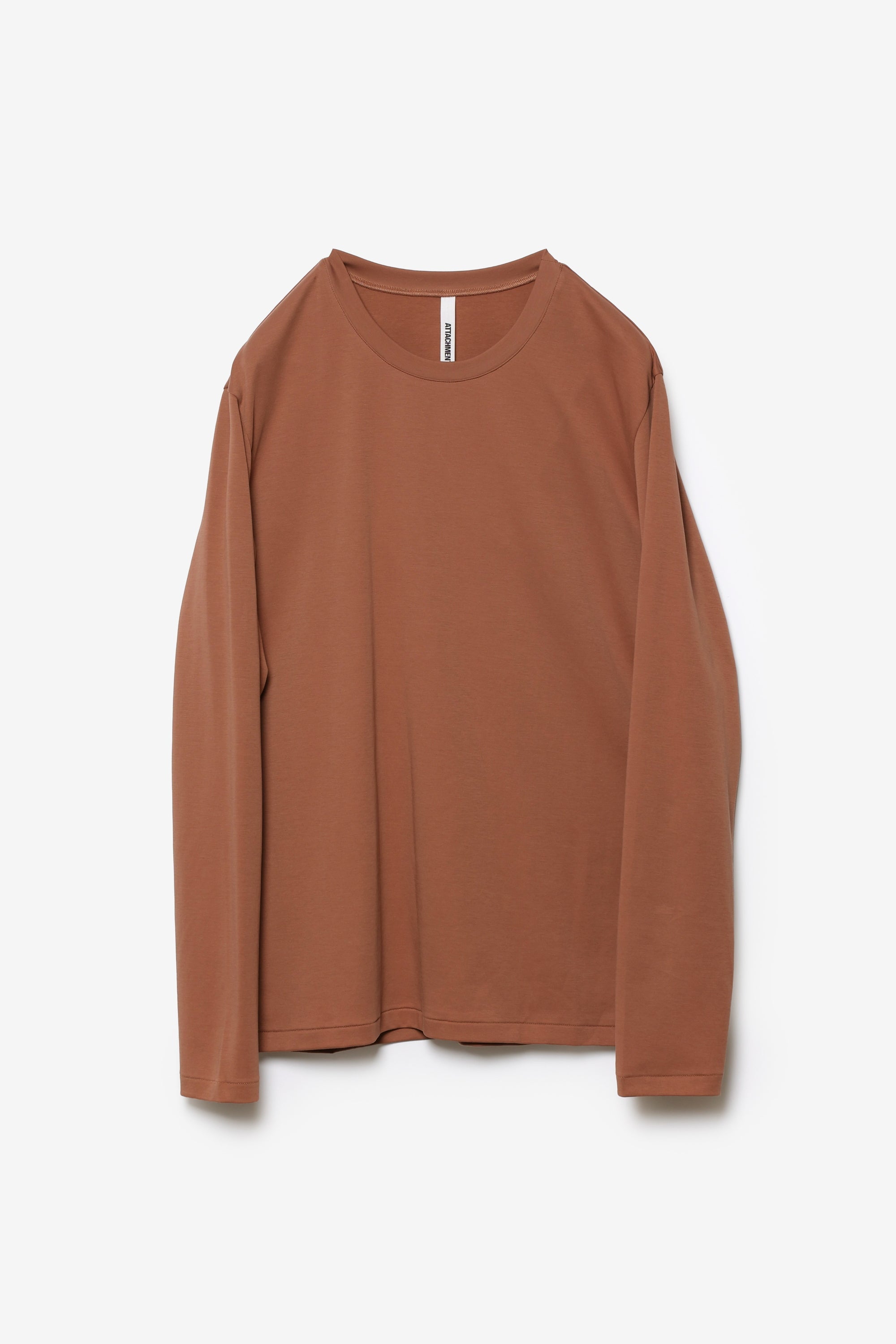 コットンダブルフェイス スリムフィットL/S Tシャツ