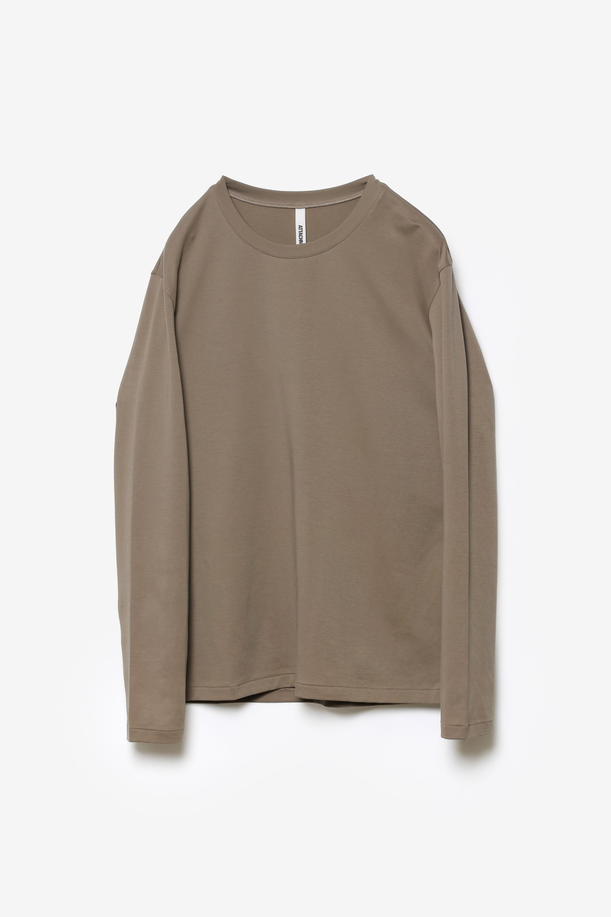 コットンダブルフェイス スリムフィットL/S Tシャツ