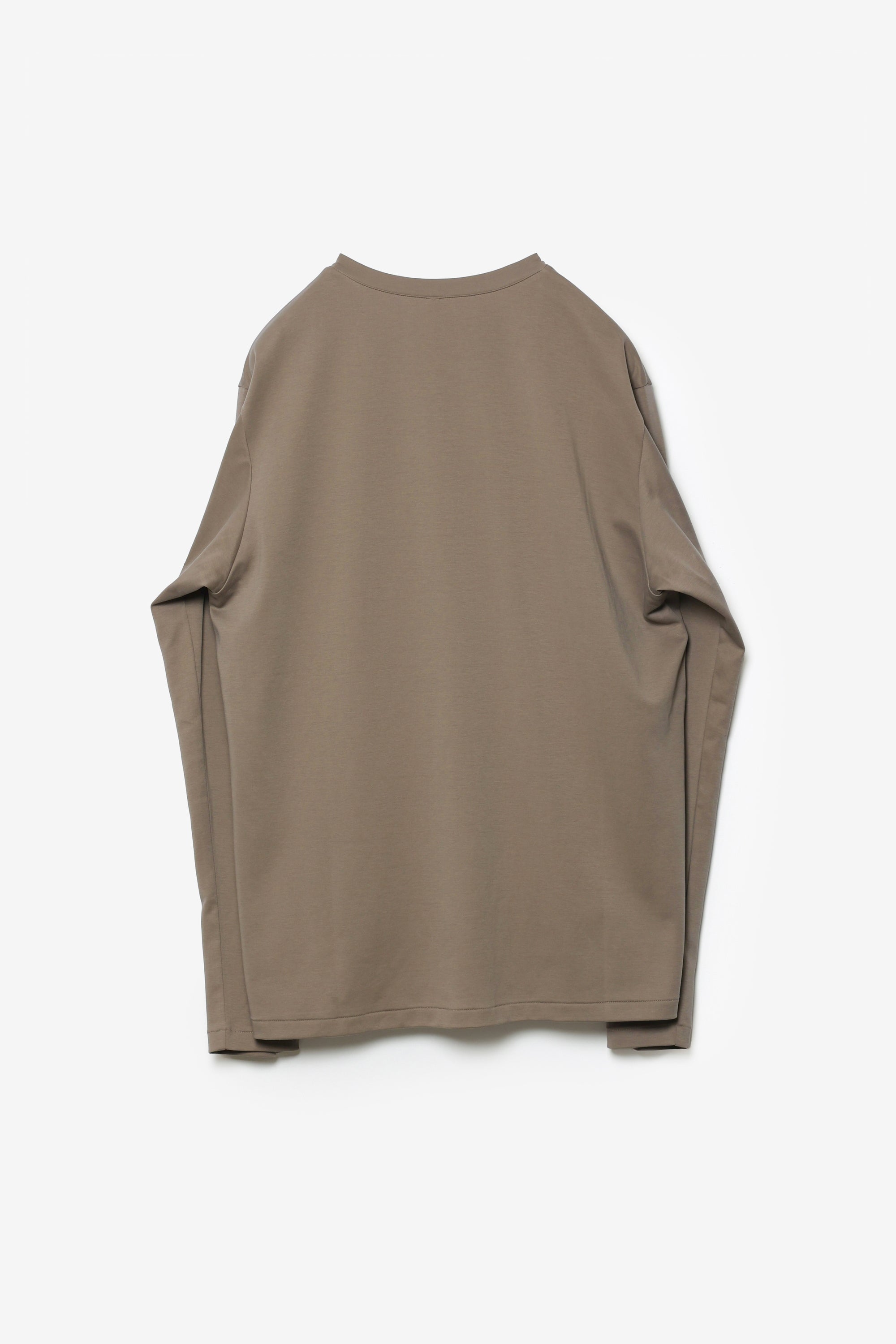 コットンダブルフェイス スリムフィットL/S Tシャツ