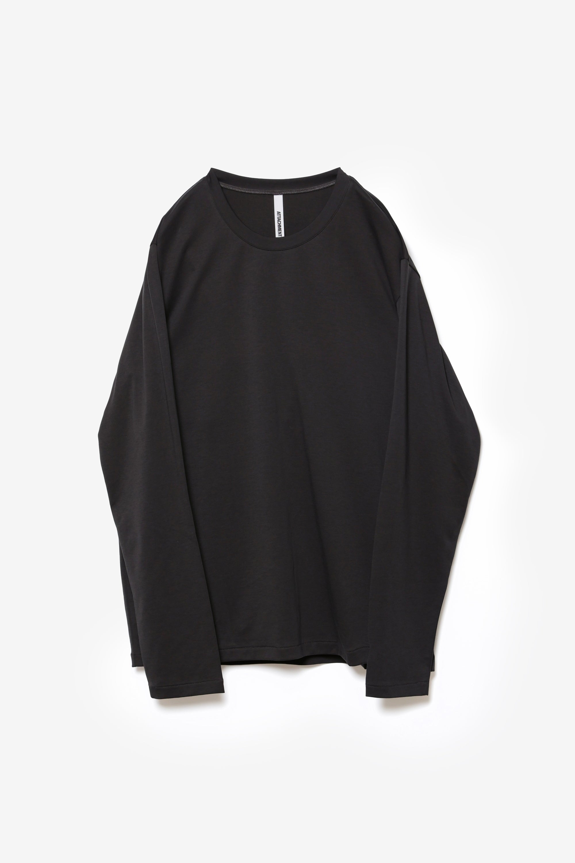 コットンダブルフェイス スリムフィットL/S Tシャツ