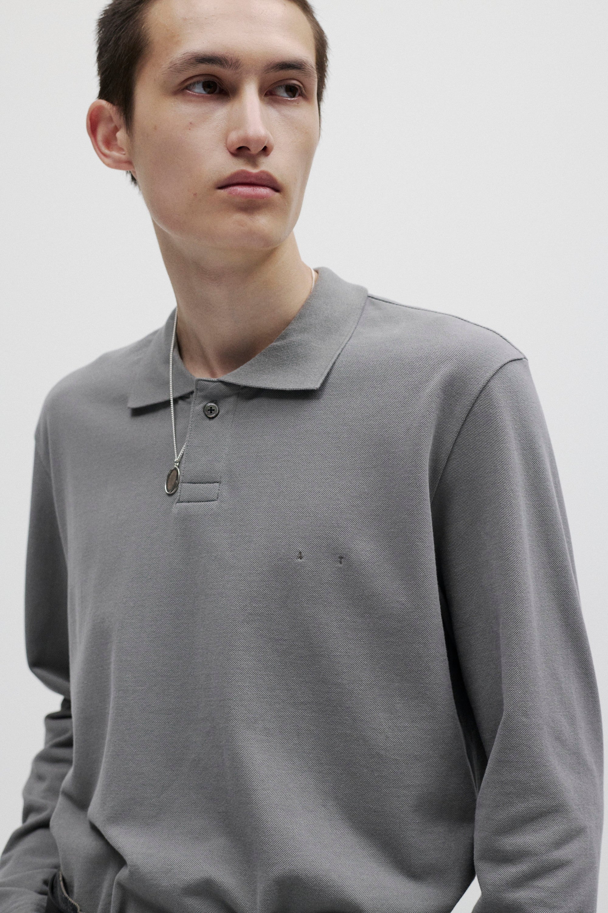 ソフトピケ L/S ポロシャツ