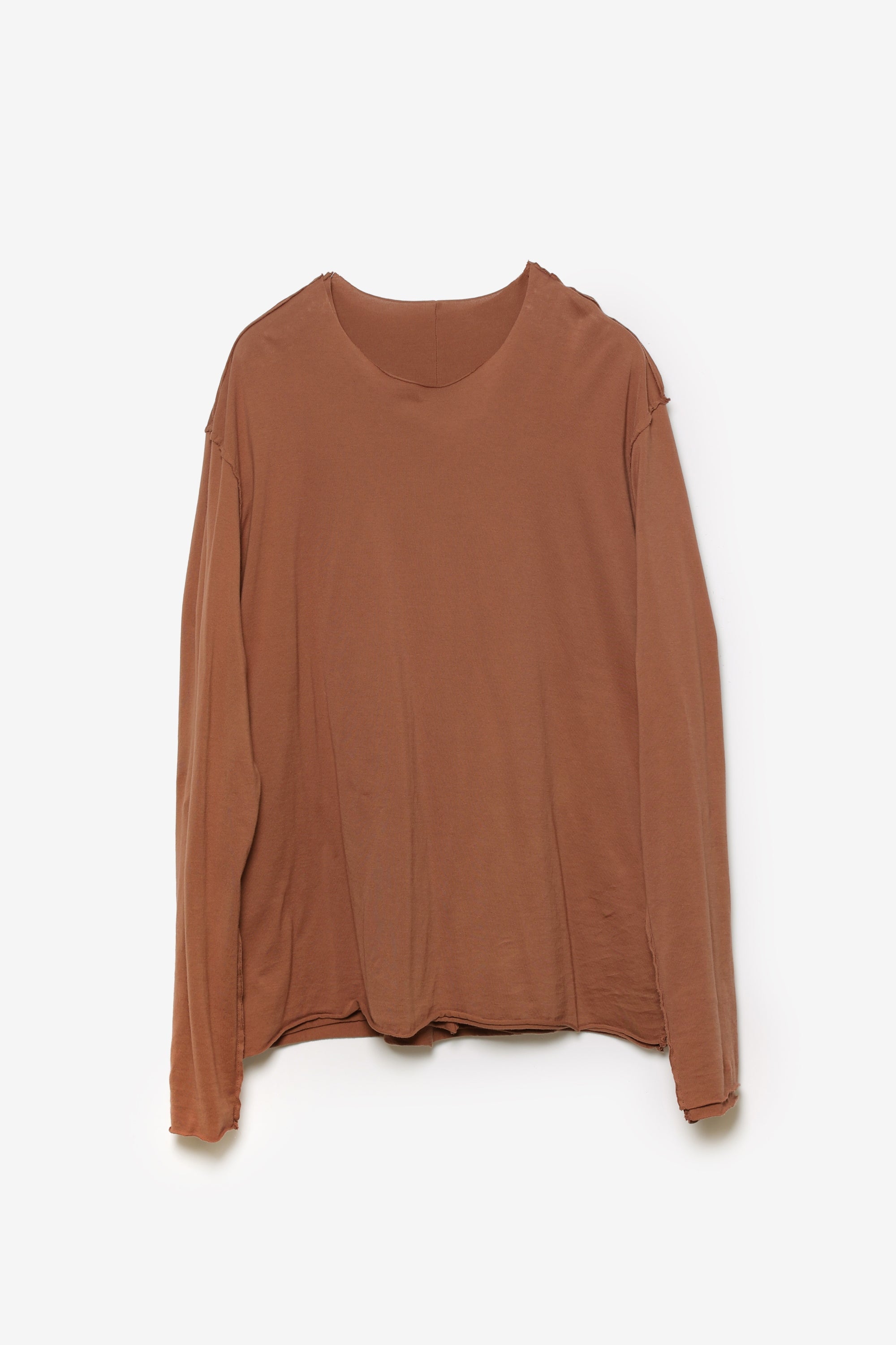 ピマコットンジャージー スリムフィットレイヤードL/S Tシャツ