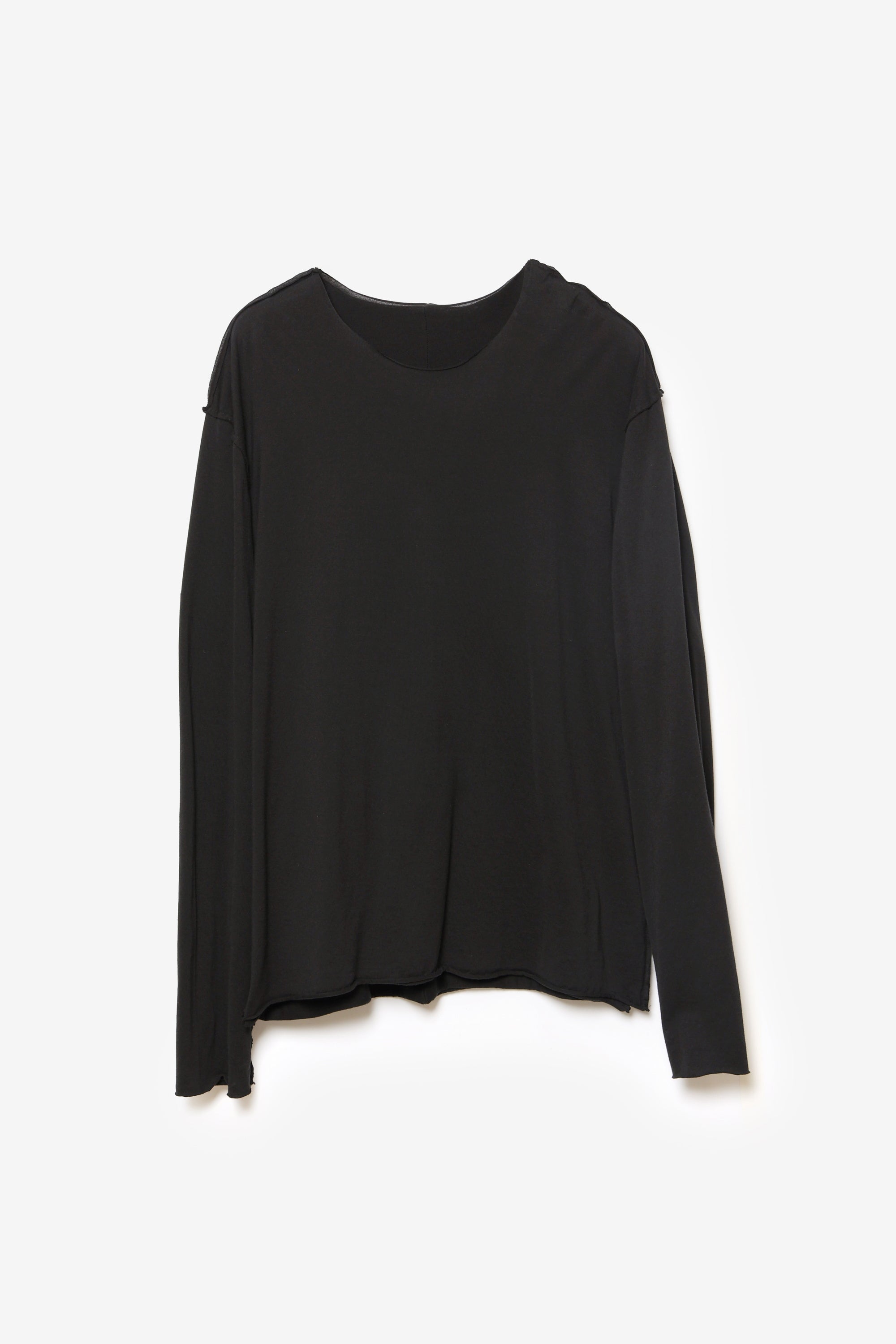 ピマコットンジャージー スリムフィットレイヤードL/S Tシャツ