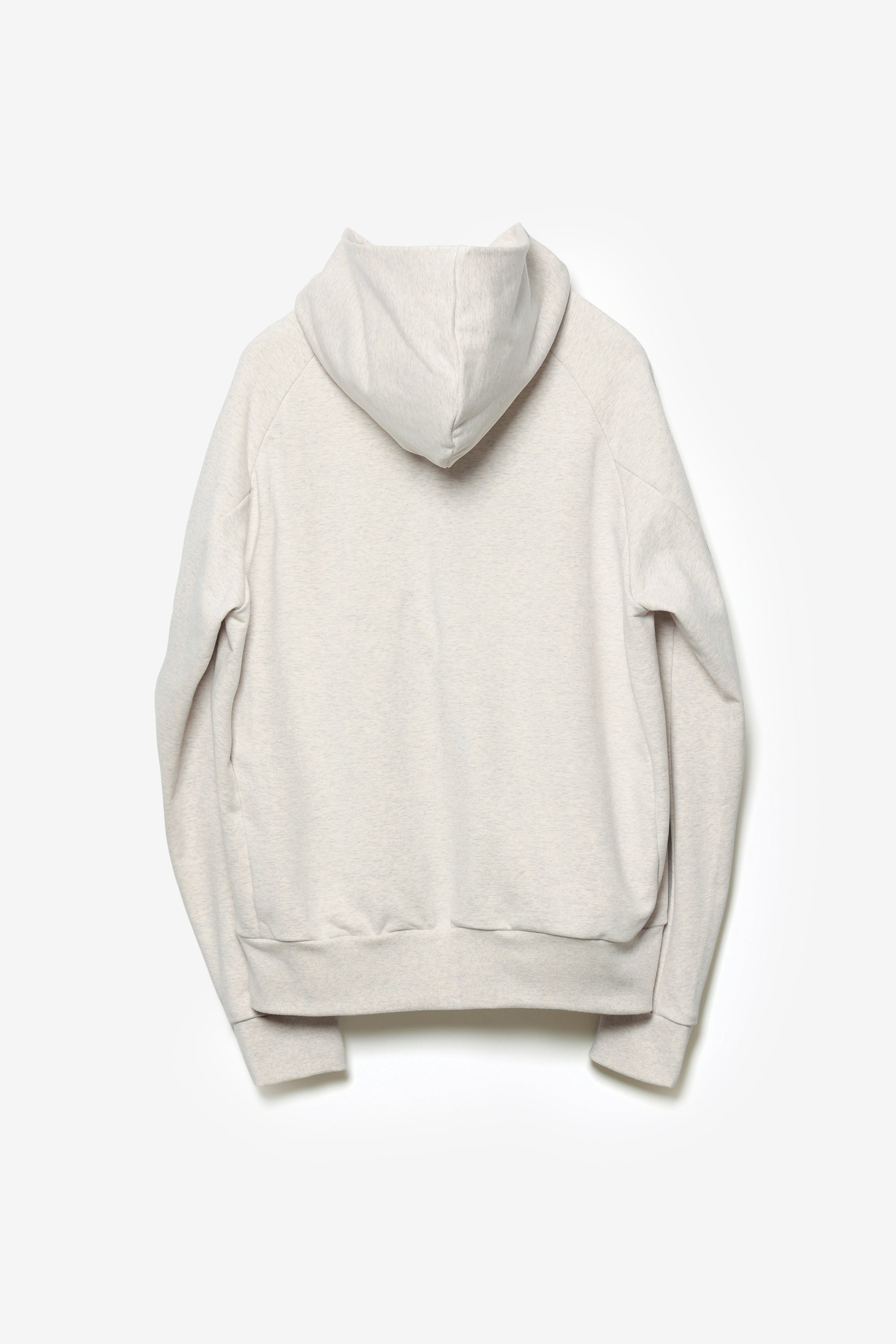 コットンストレッチテリー ジップアップフーディー