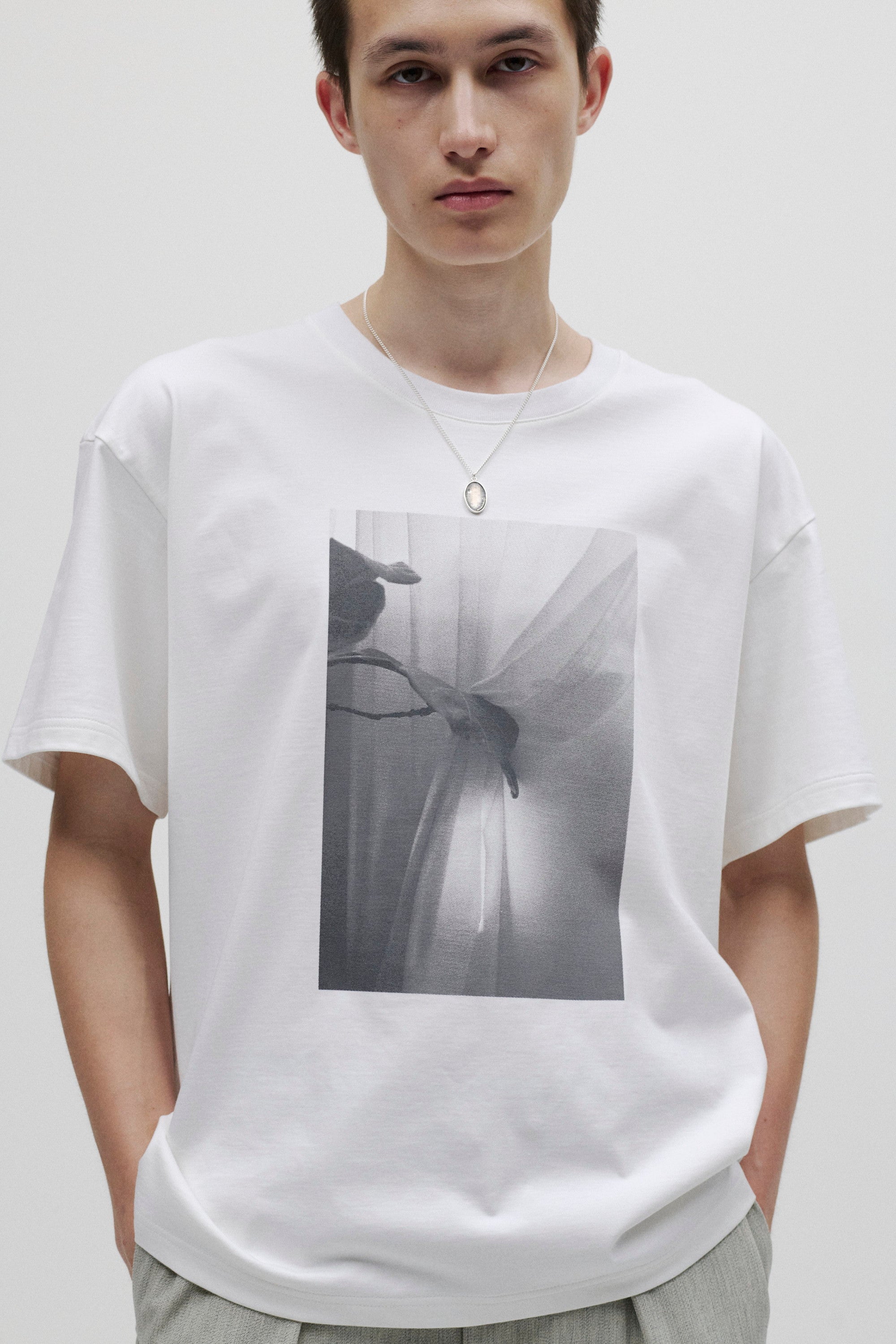 スヴィンジャージー プリントS/S Tシャツ