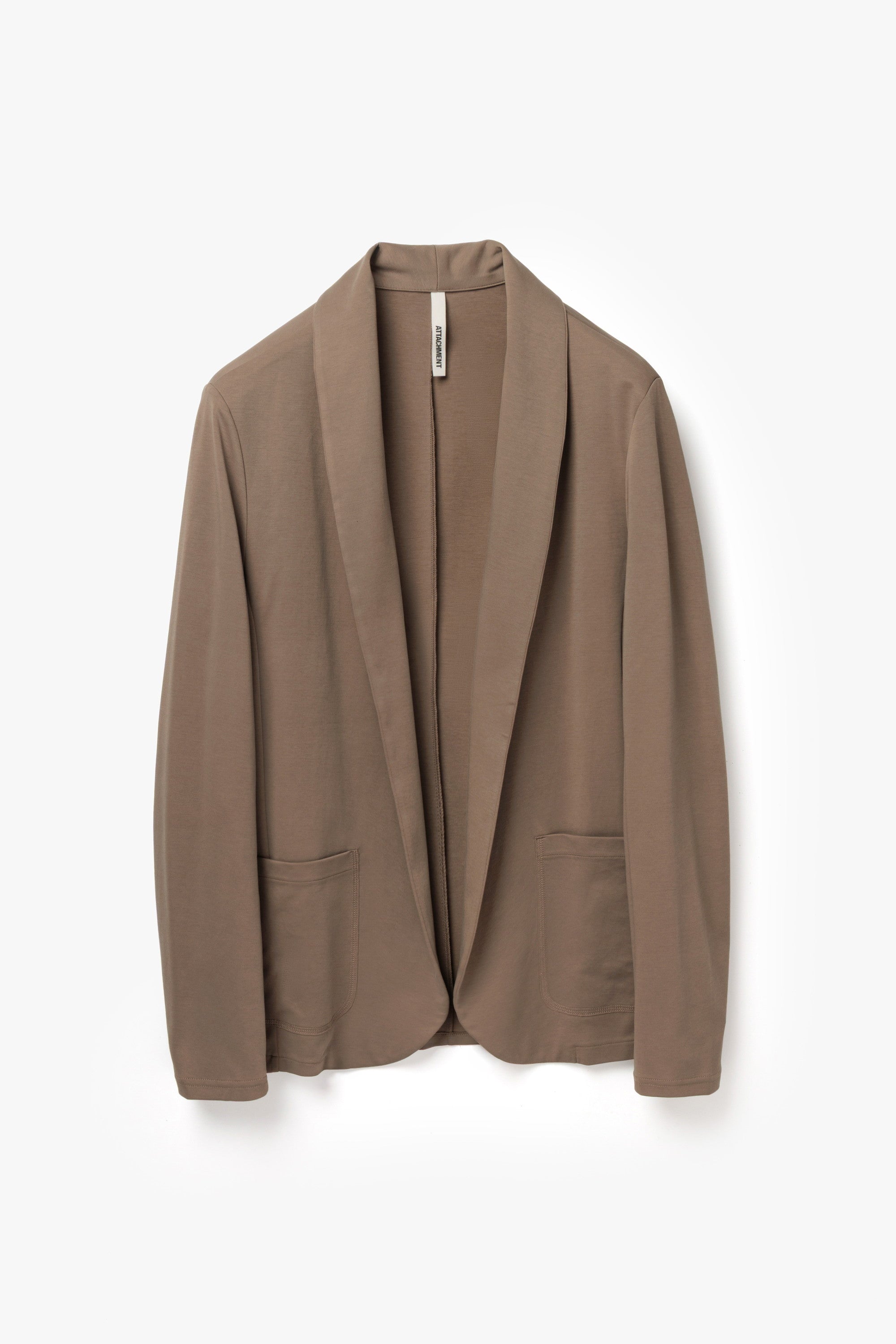 コットンダブルフェイス ストールカーディガン