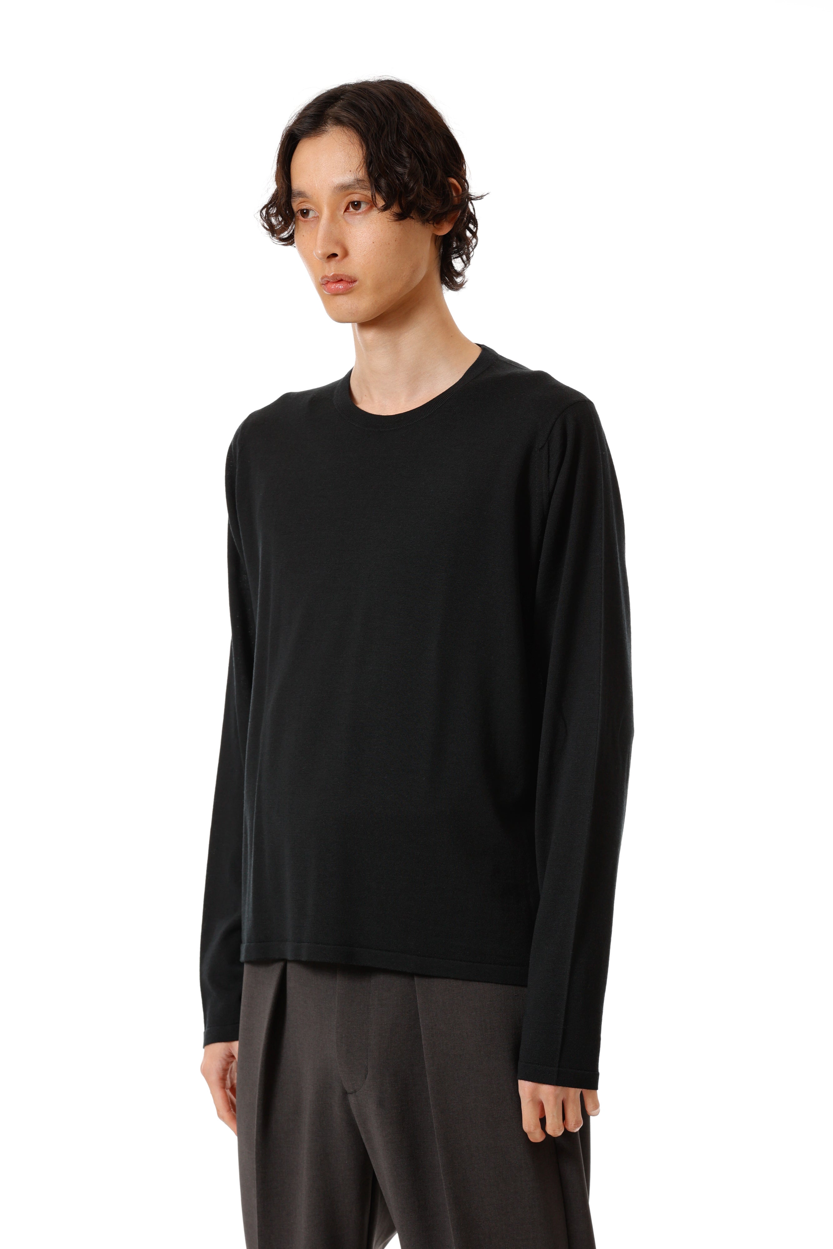限定商品 AK52-005 × JOHN SMEDLEY MERINO EXTRAFINE WELTED CREW NECK L/S