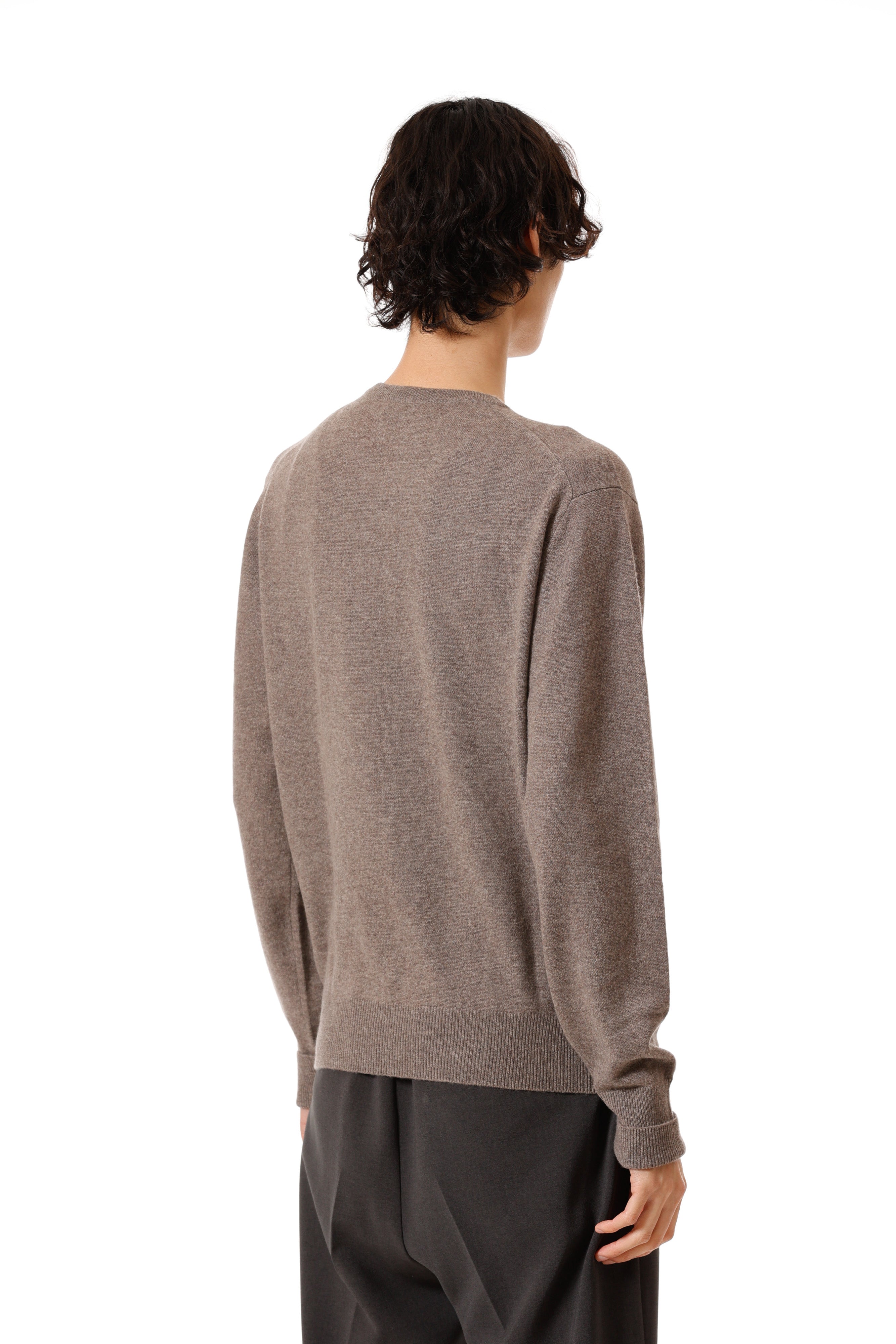 AK52-035 カシミヤニット Vネックプルオーバー