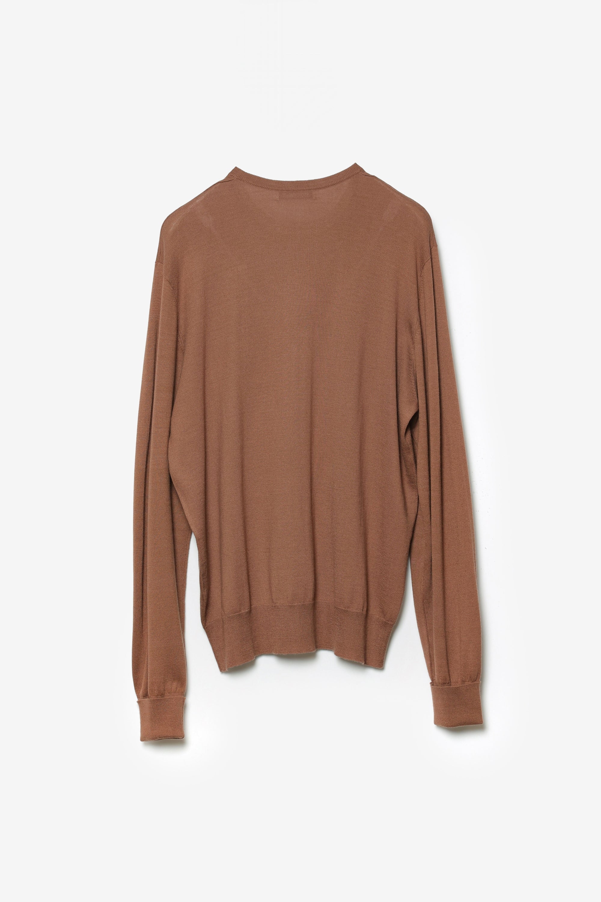 シルクカシミヤニット クルーネックプルオーバー