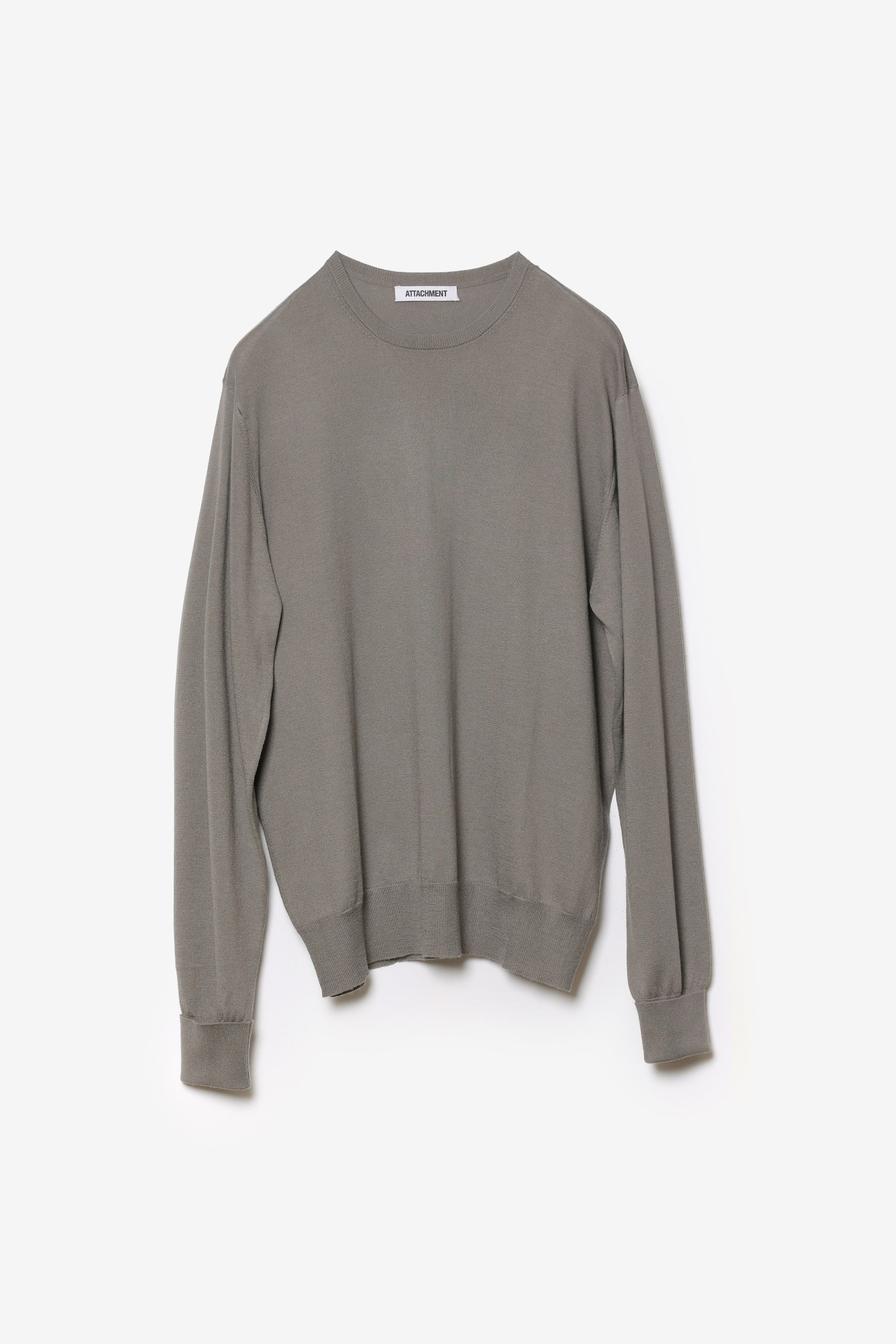 シルクカシミヤニット クルーネックプルオーバー