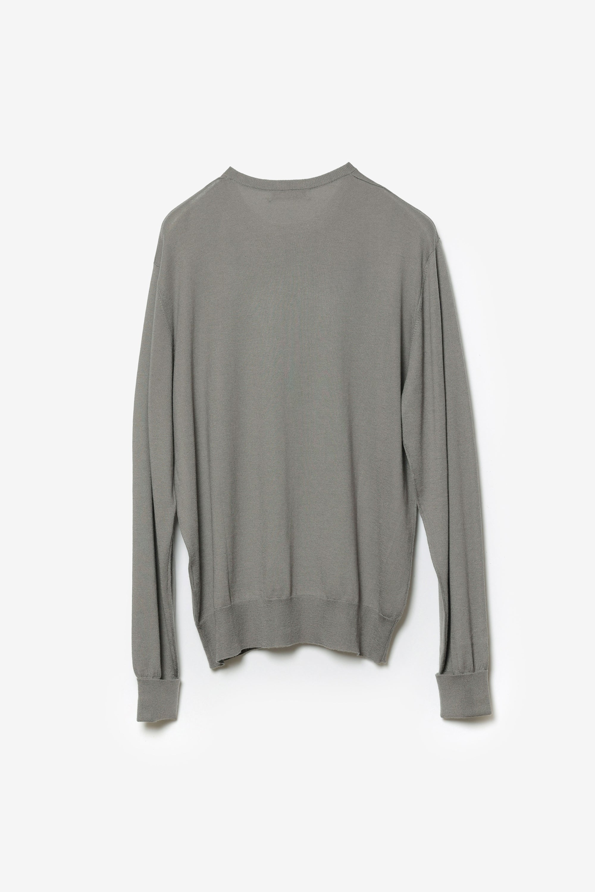 シルクカシミヤニット クルーネックプルオーバー