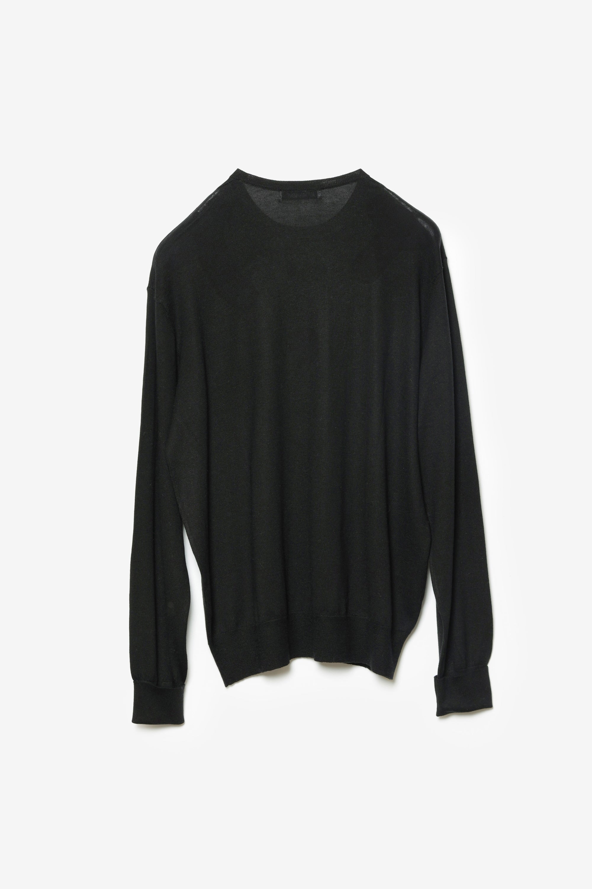 シルクカシミヤニット クルーネックプルオーバー