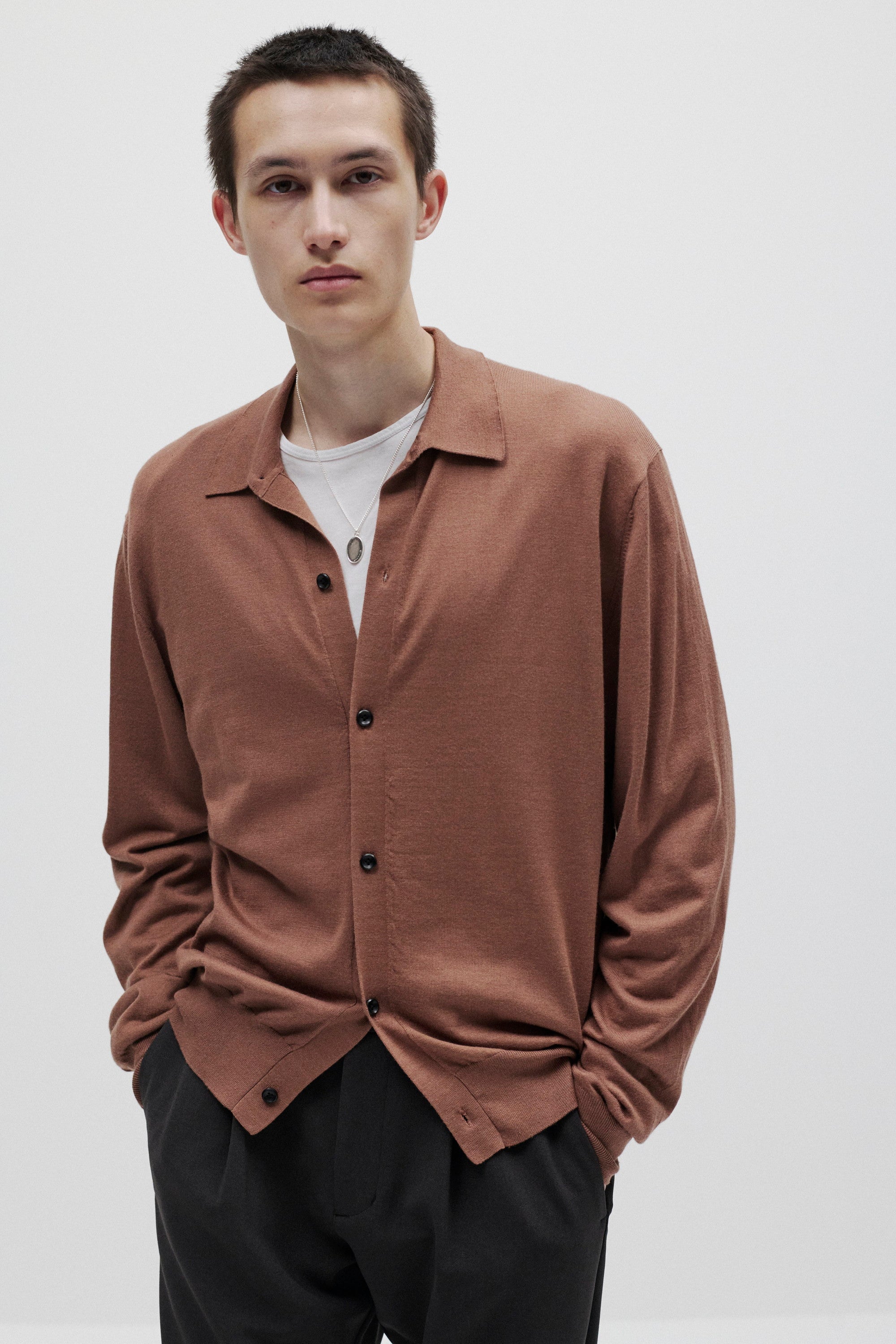 シルクカシミヤニット カーディガン