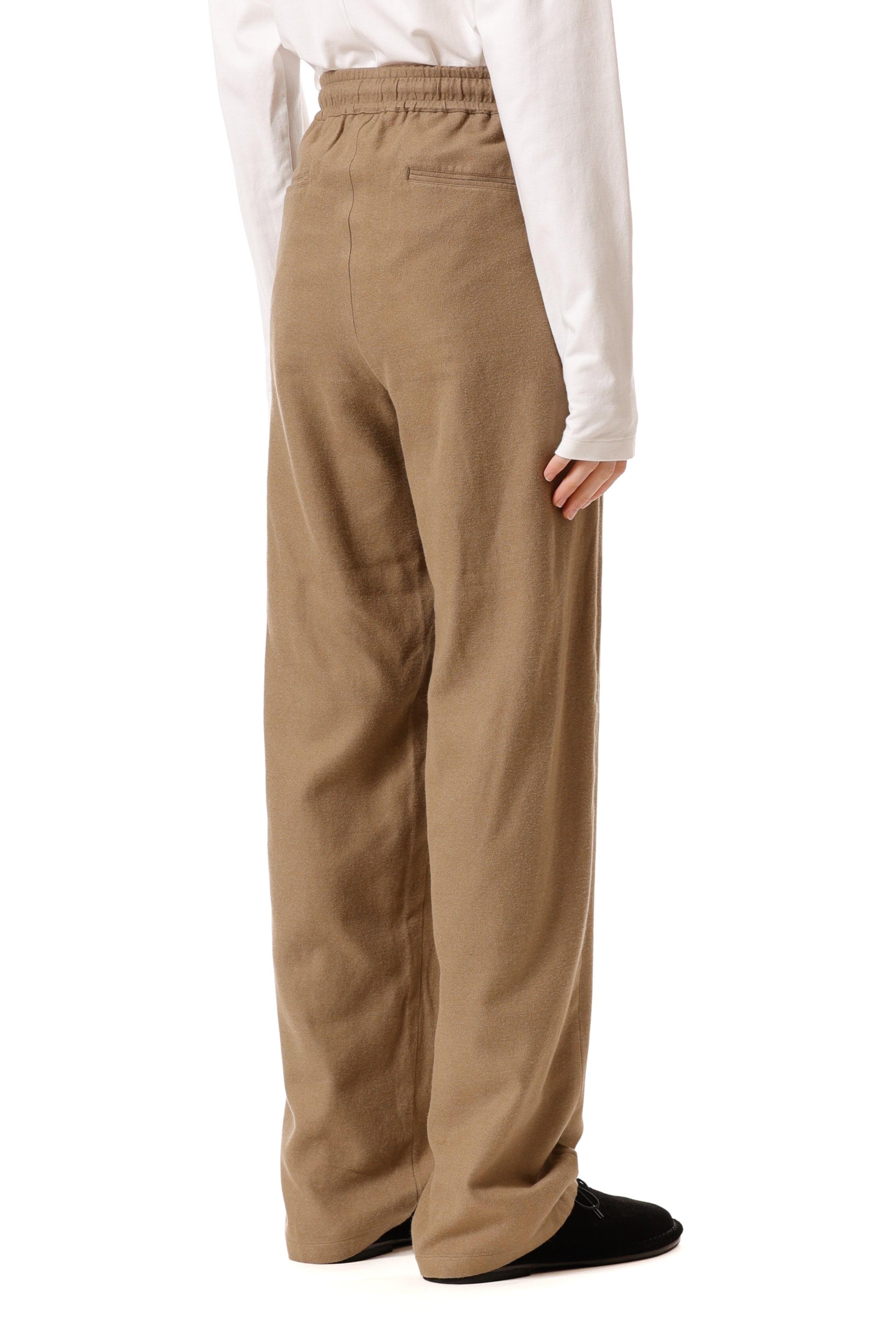 AP52-059 レーヨン/コットン/シルクフランネル ワンタックイージーパンツ