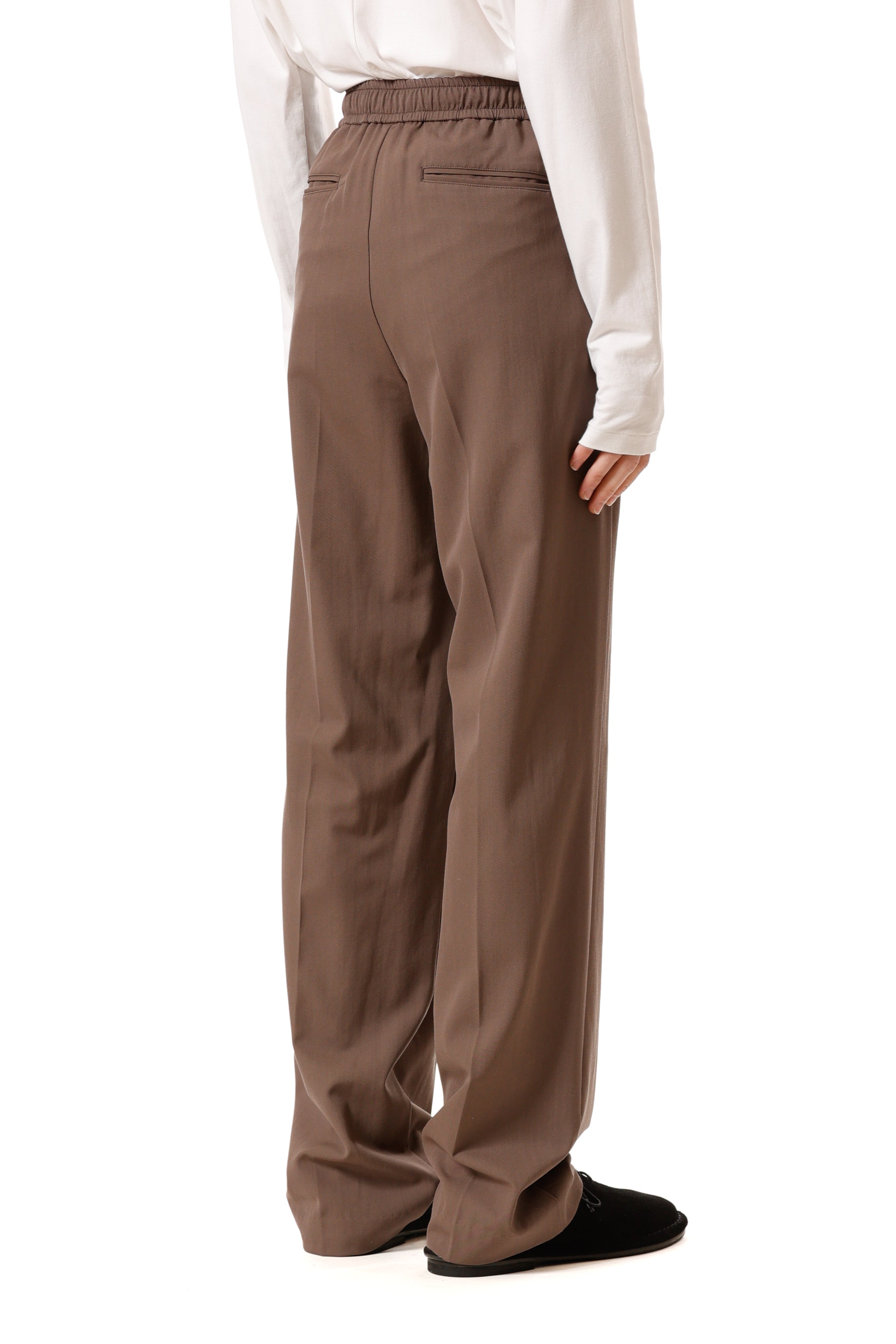 AP52-073 ハイツイストウールギャバジン ワンタックイージーパンツ