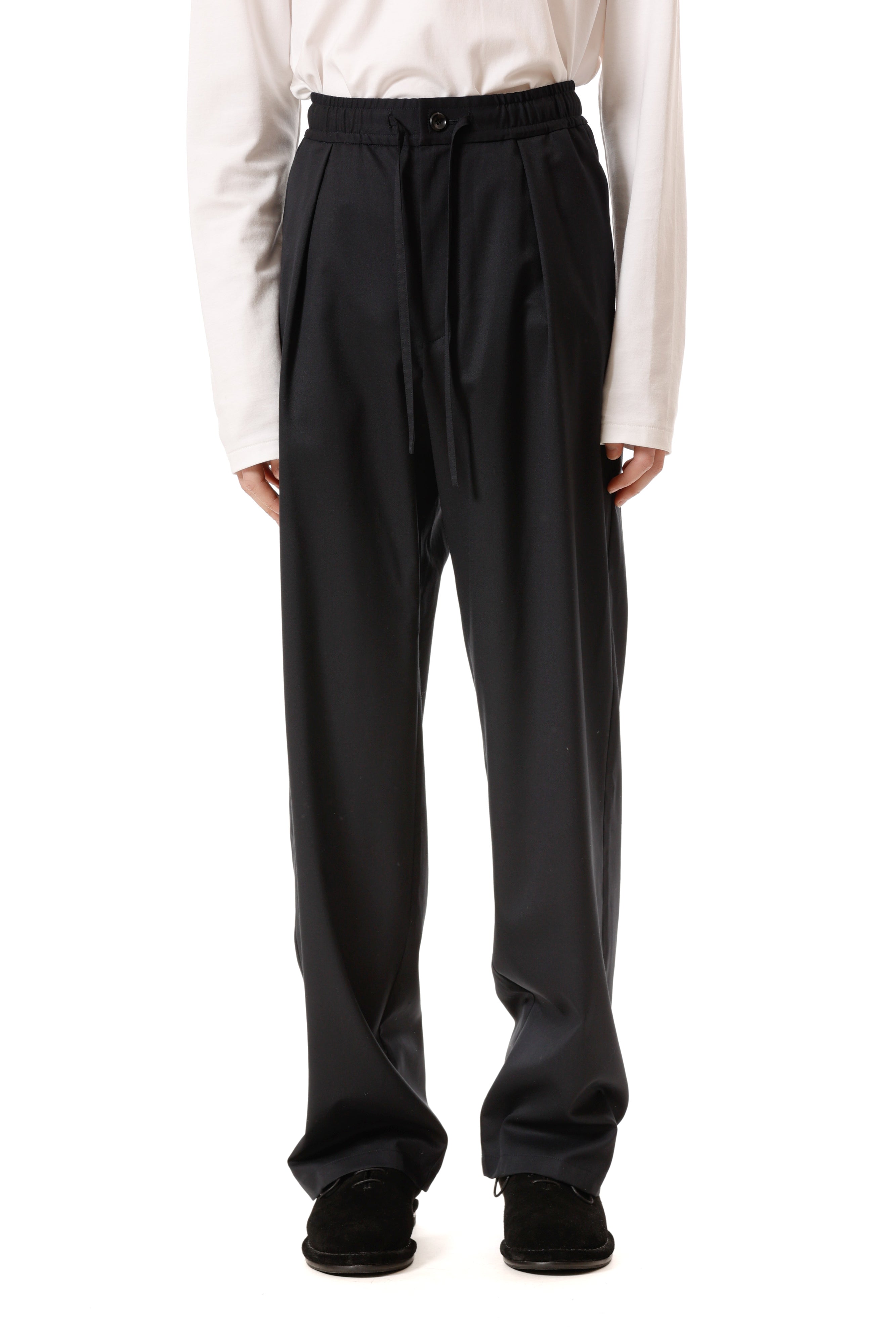 AP52-073 ハイツイストウールギャバジン ワンタックイージーパンツ