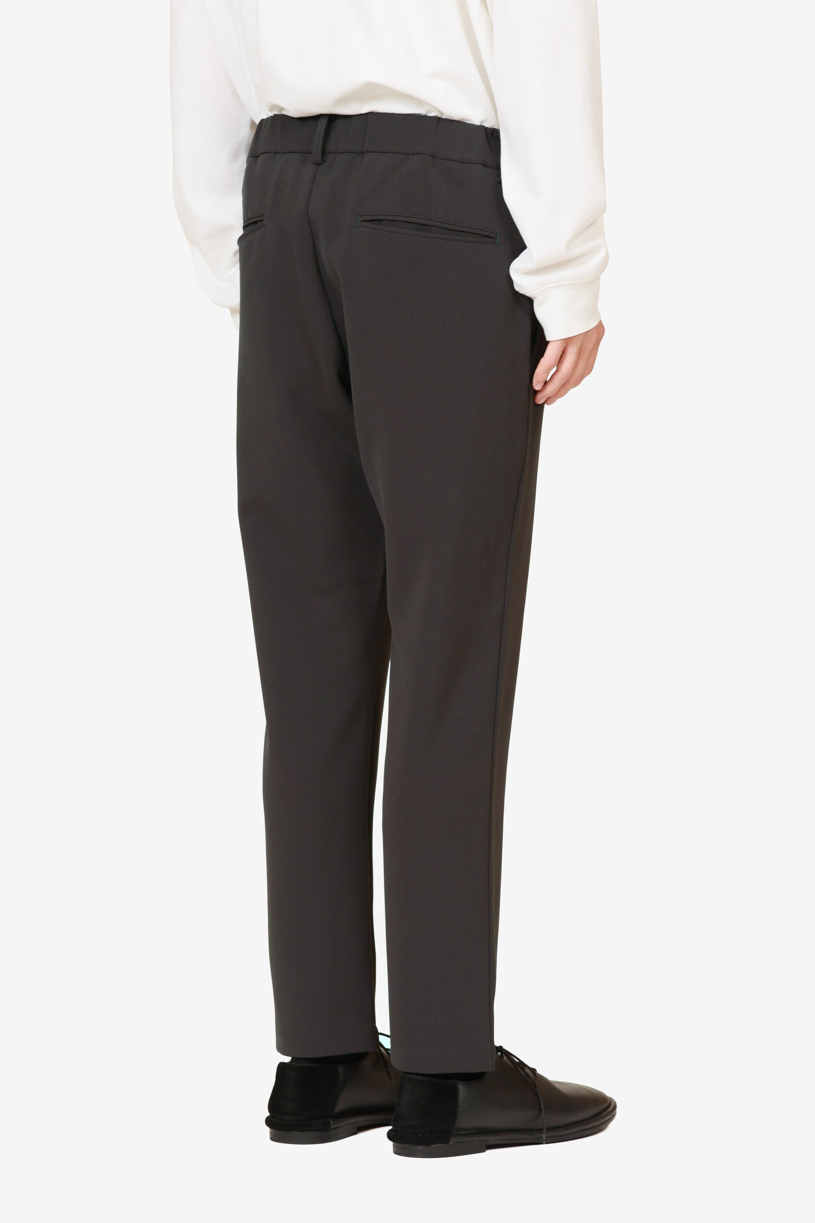 AP52-079 ポリエステルストレッチダブルクロス レギュラーフィットイージーパンツ