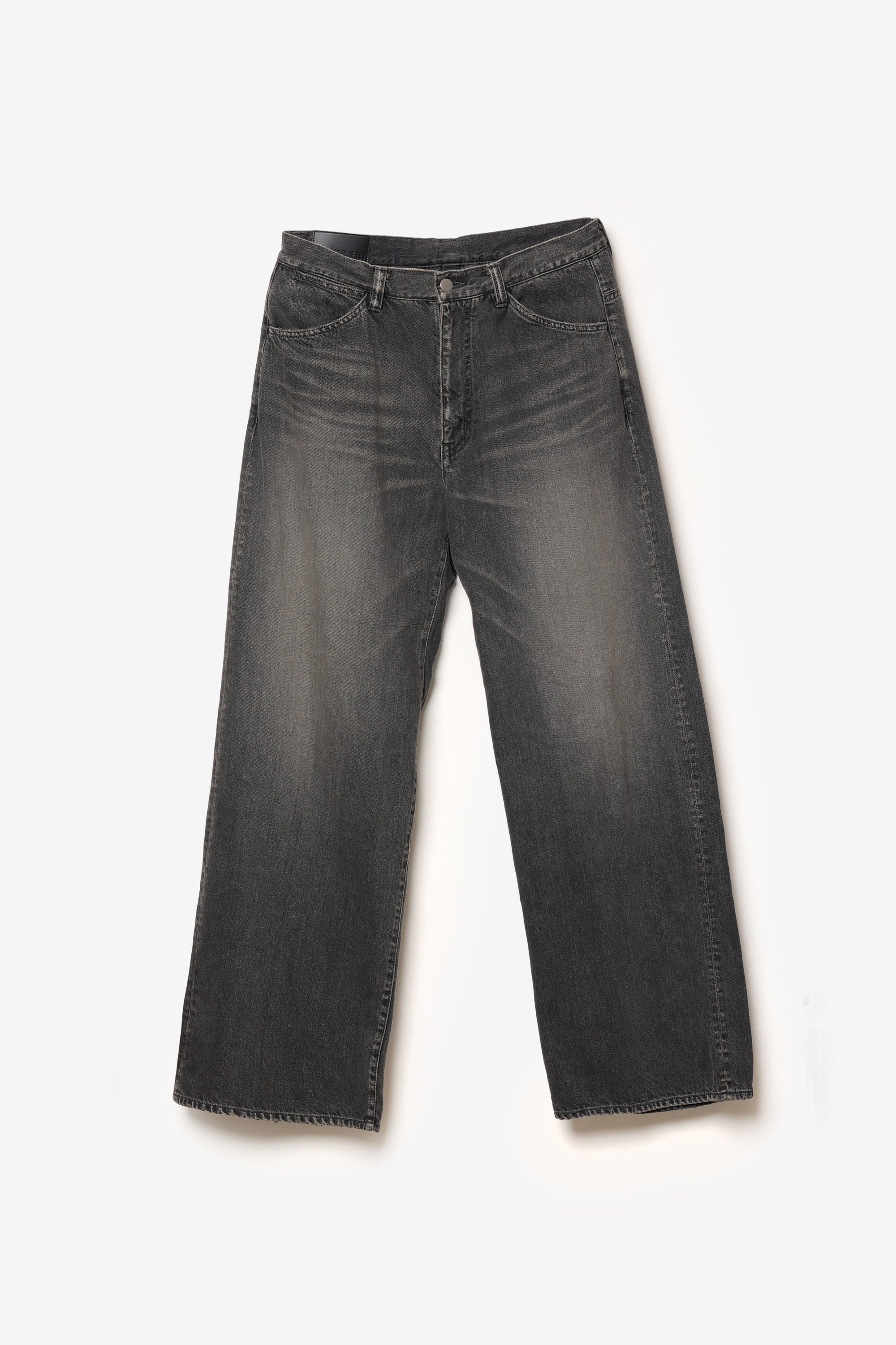 11オンスデニム ワイドジーンズ