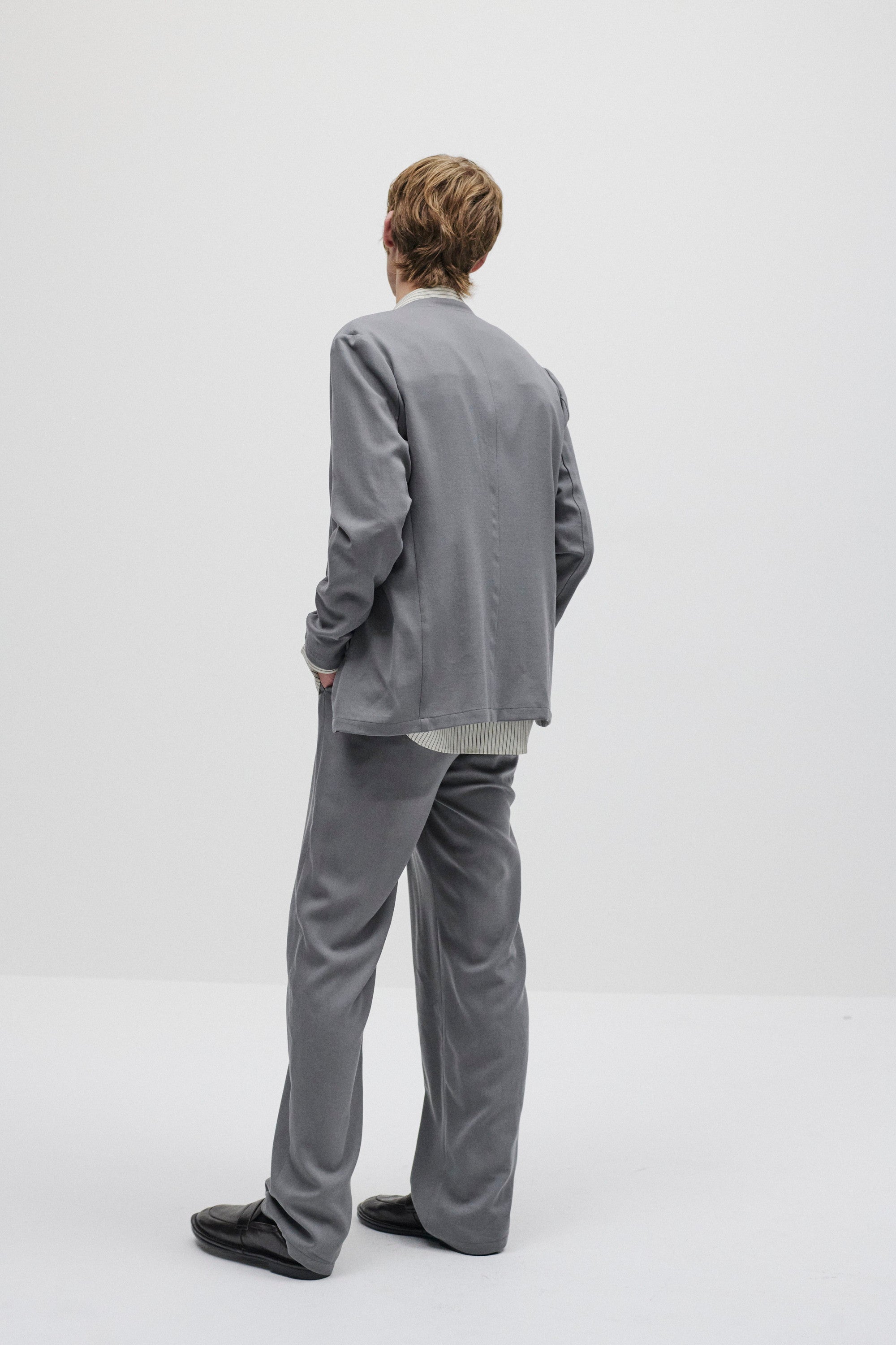 ウールツイストツイル イージーパンツ