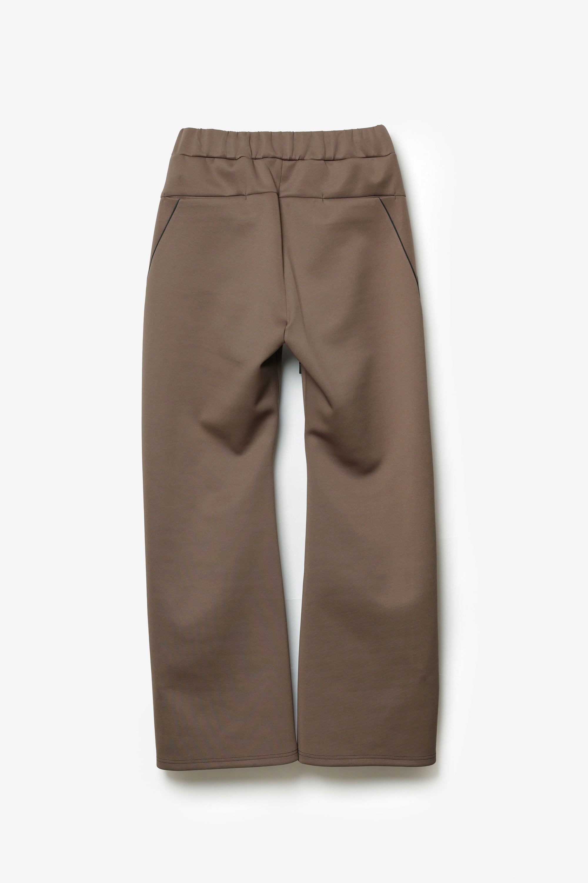 ポリエステルストレッチダブルニット 3Dトラックワイドパンツ