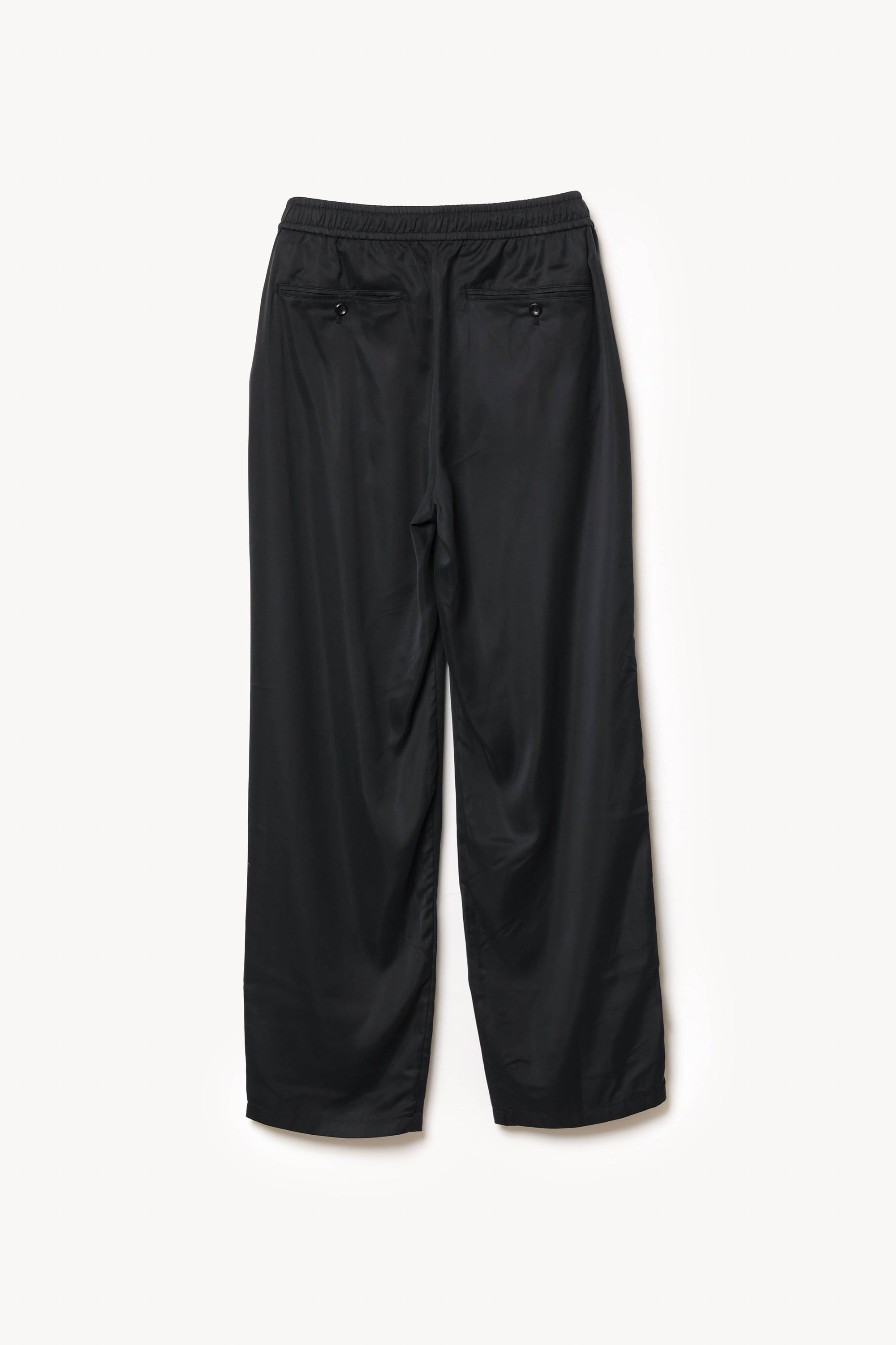 キュプラ/ポリエステル フィブリルサテン イージーパンツ