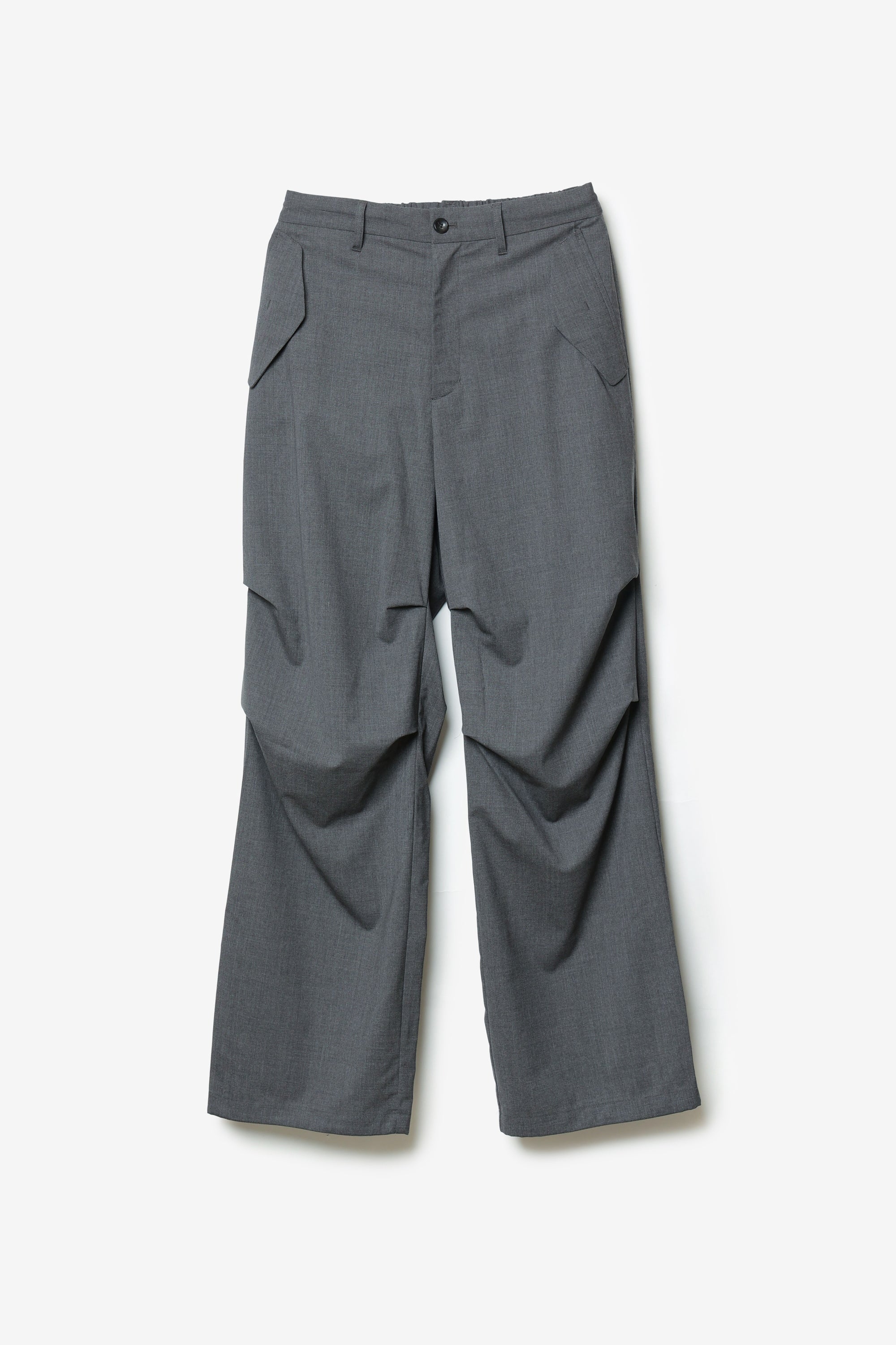 ウール/トリアセテート ストレッチトロ フィールドカーゴパンツ