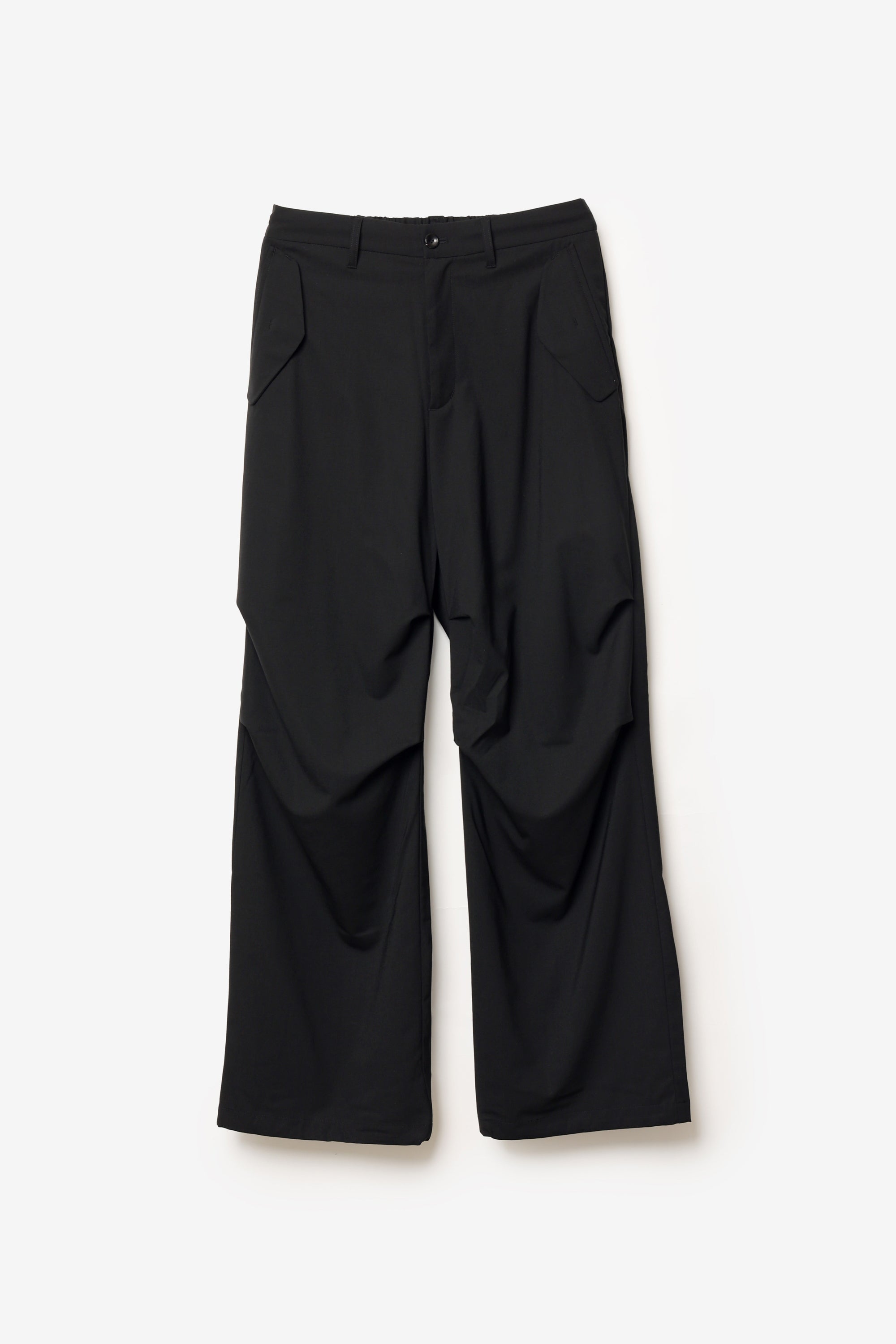 ウール/トリアセテート ストレッチトロ フィールドカーゴパンツ
