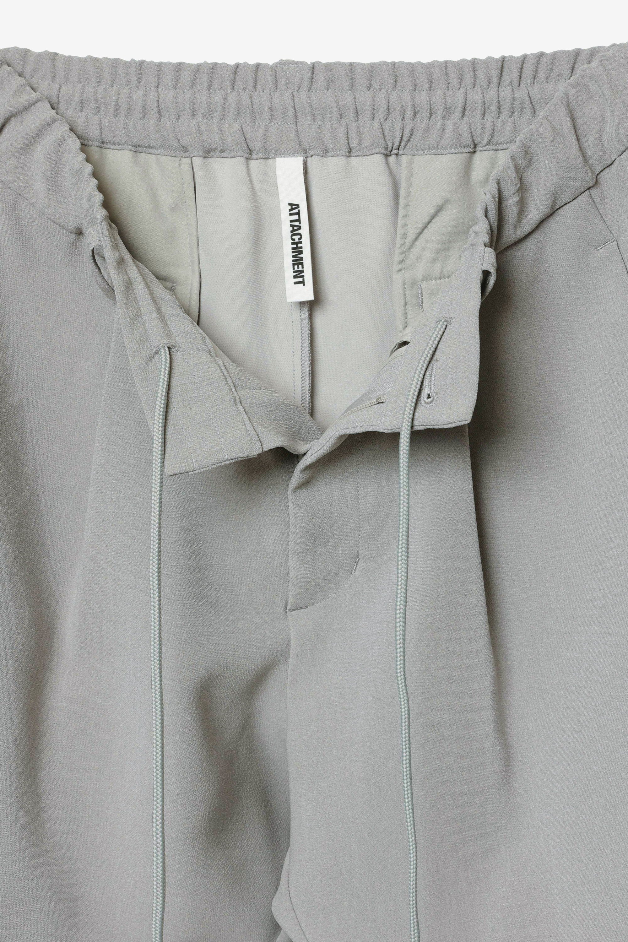 ポリエステルストレッチダブルクロス レギュラーフィットイージーパンツ